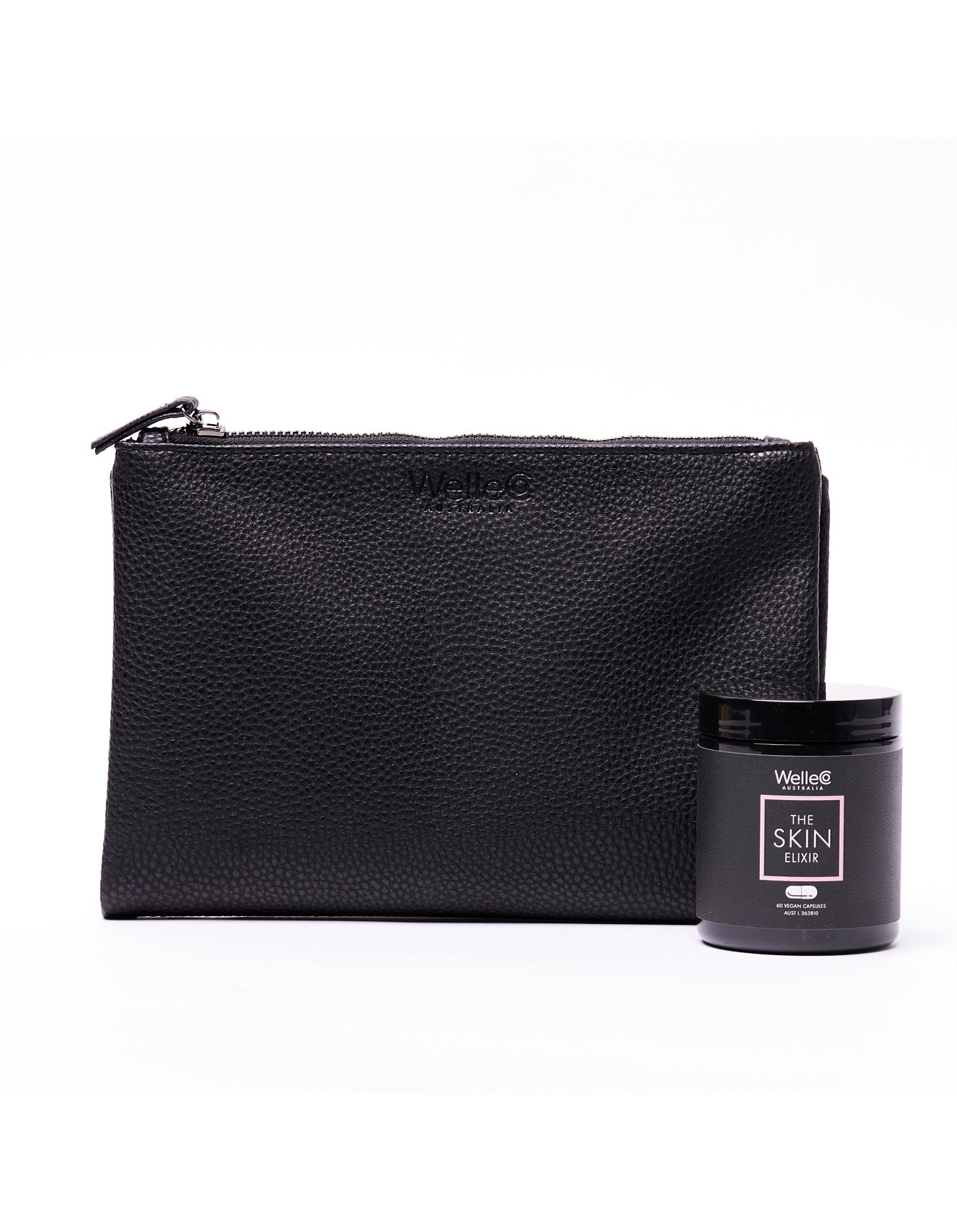 WelleCo The Welle Travelled Set - The Skin Elixir & Pouch