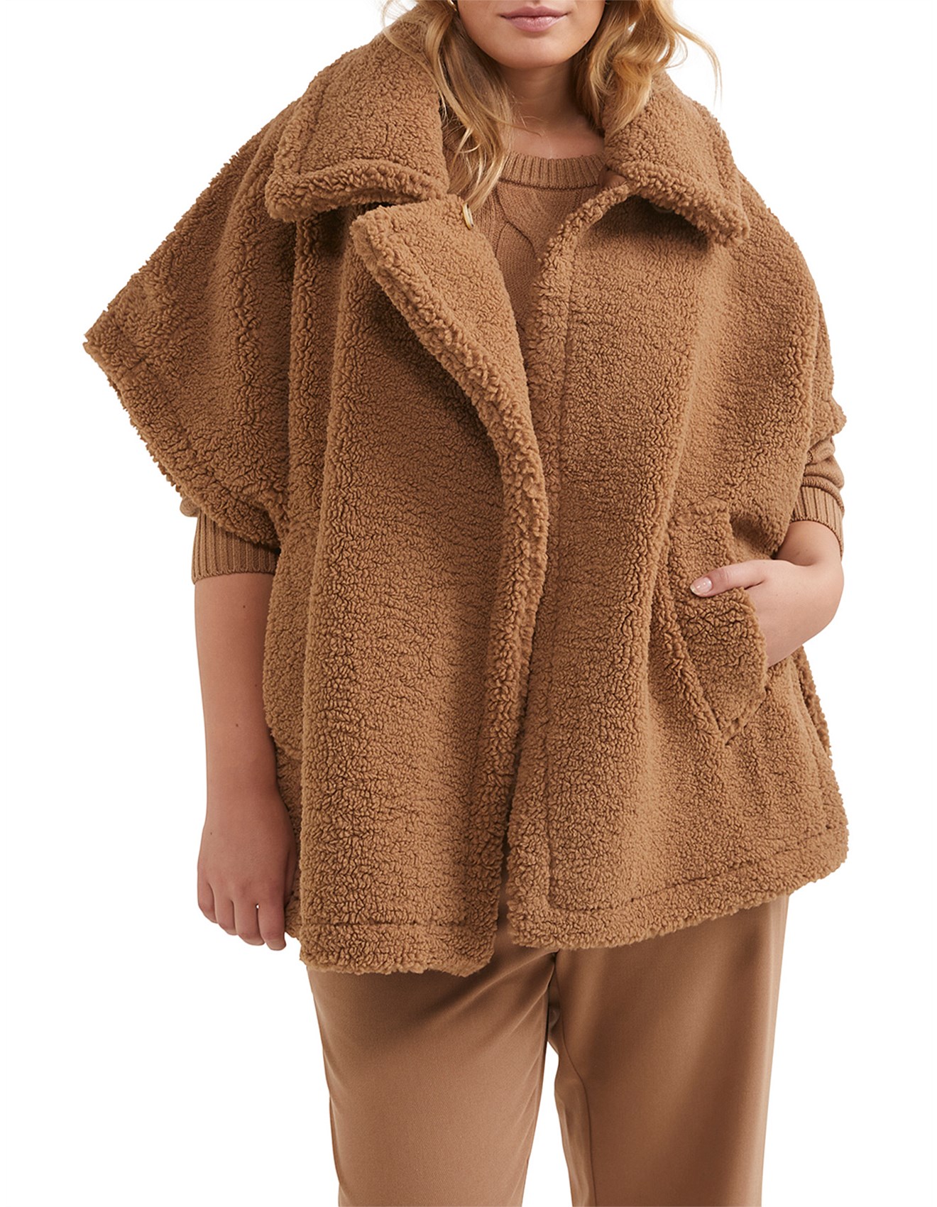 Commonry THE TEDDY CAPE COAT