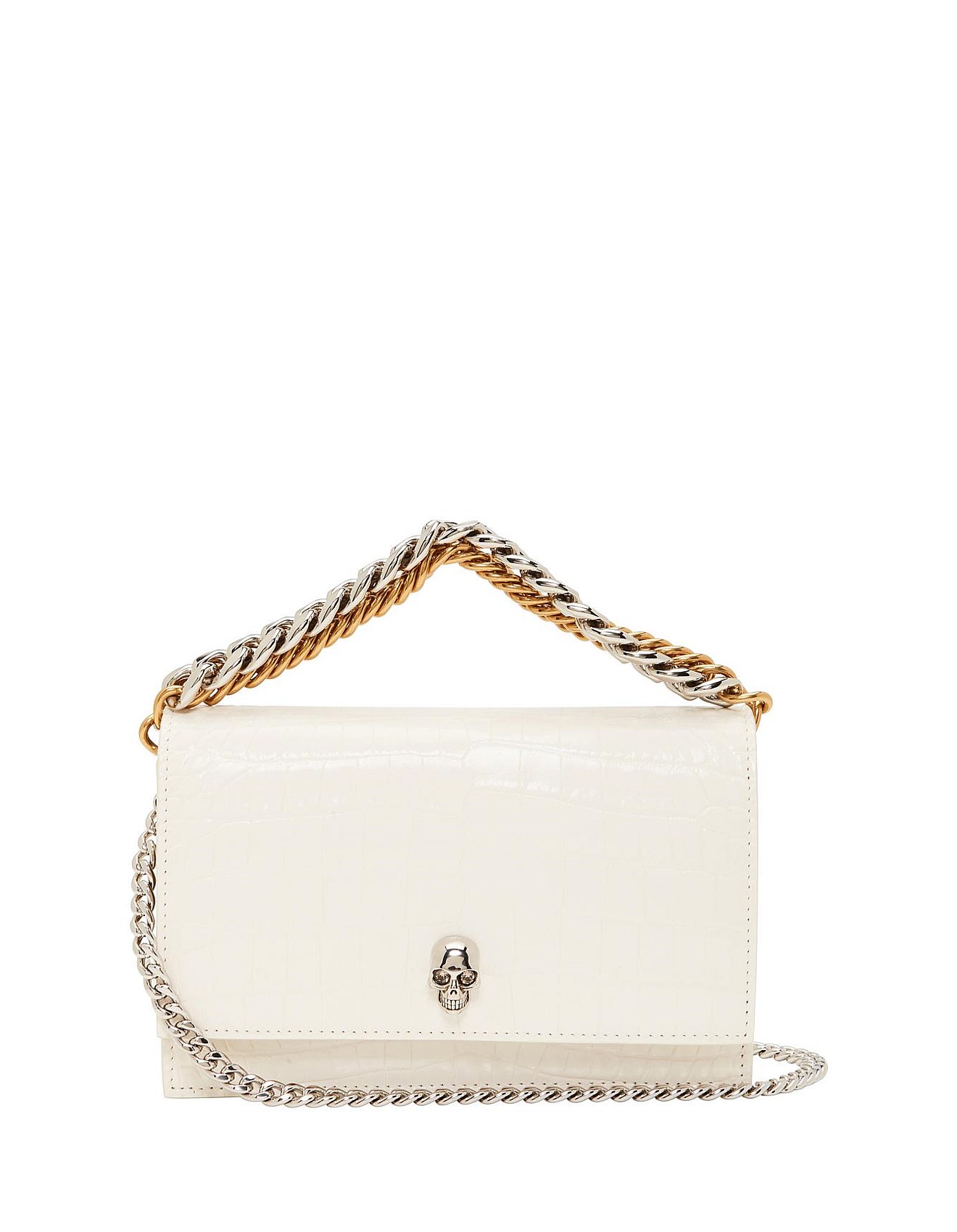 Alexander McQueen SMALL SKULL BAG WITH CHAINS