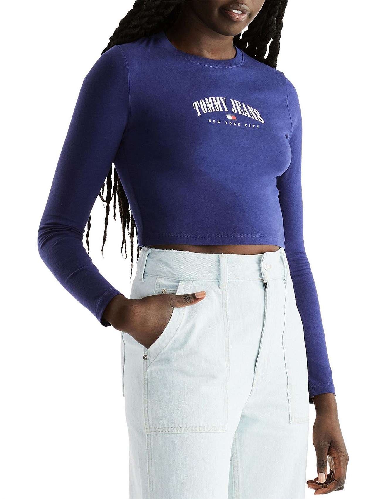 TOMMY JEANS Tjw Baby Essential Logo Long Sleeve T-Shirt