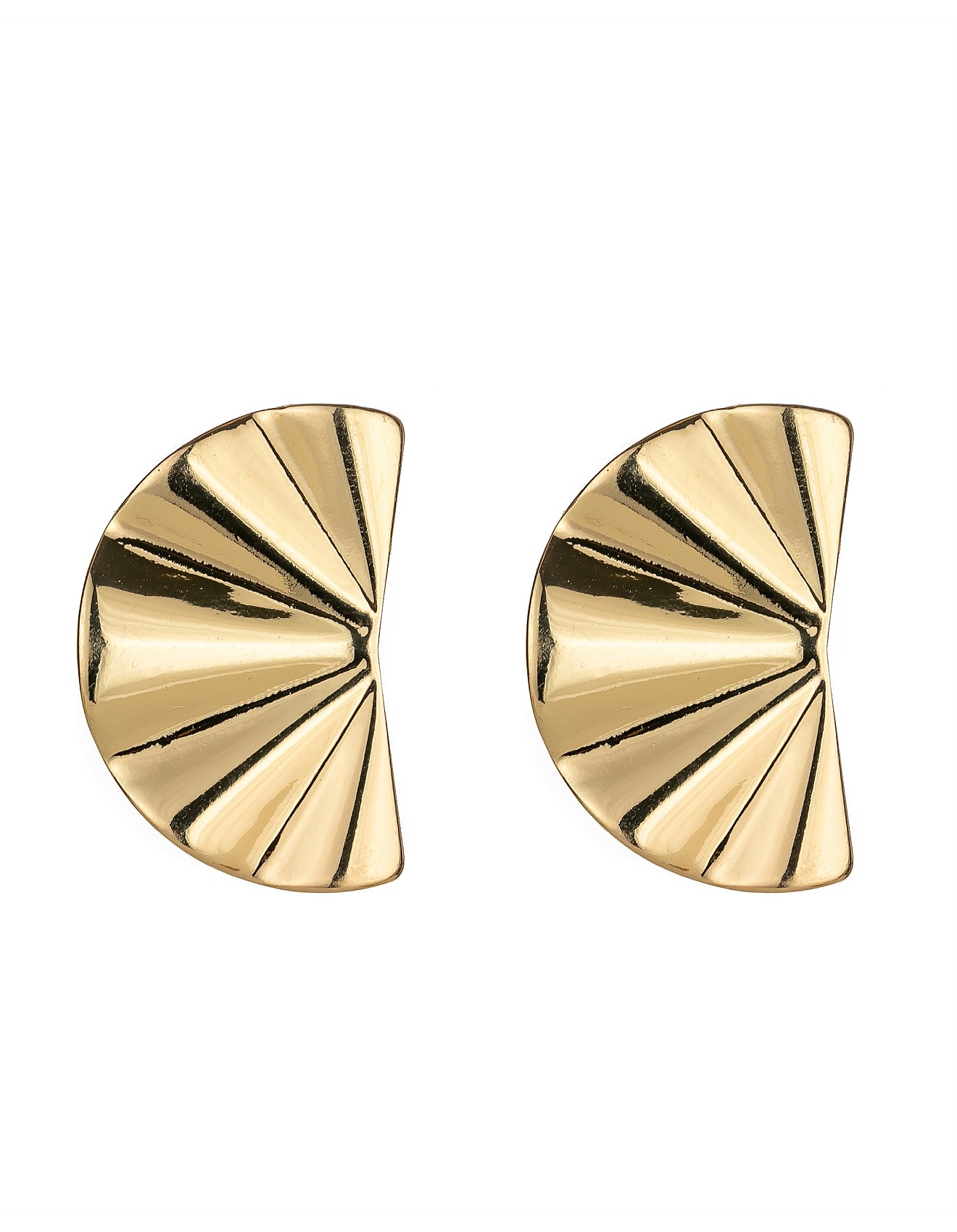 David Jones METAL FAN EARRING