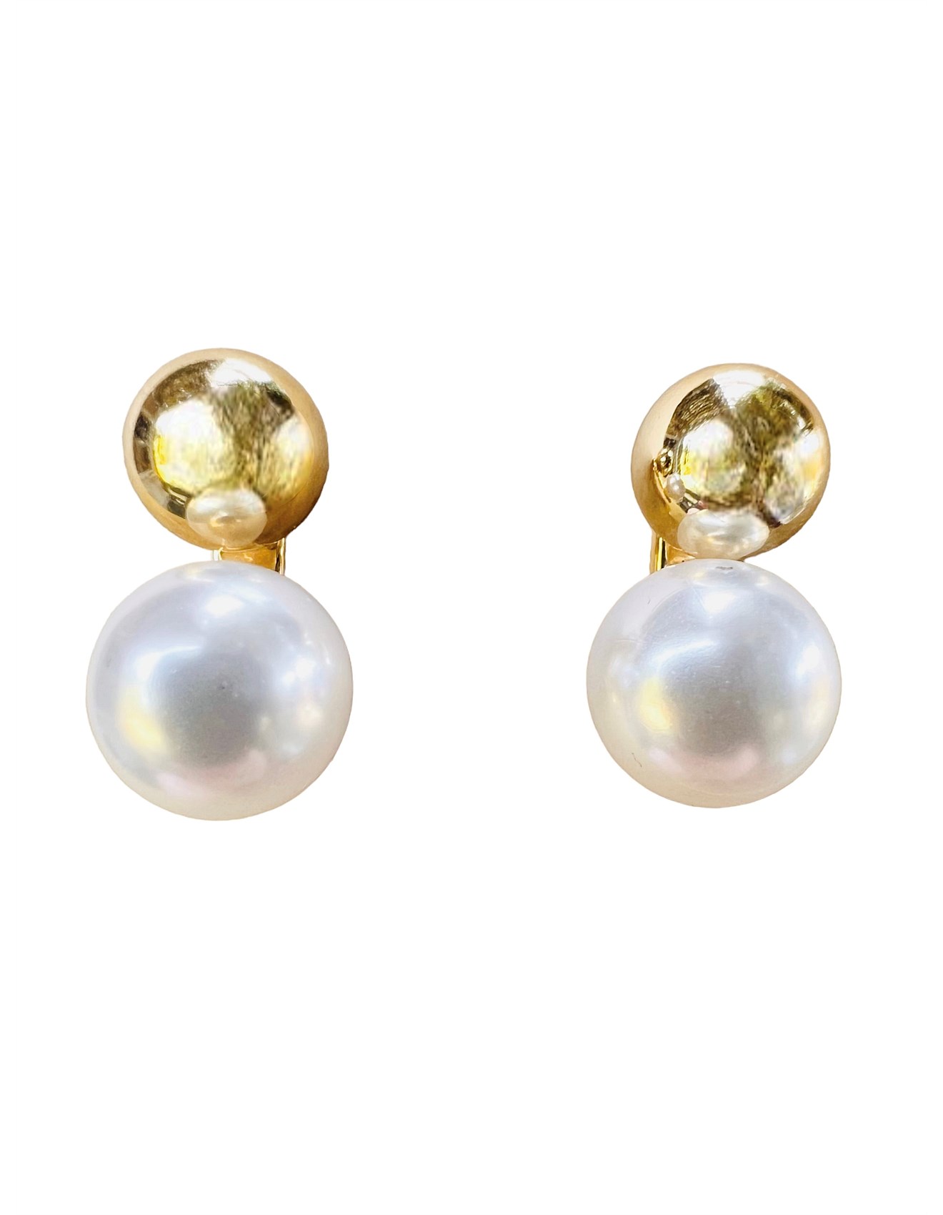 Gregory Ladner PEARL/BALL EARRING