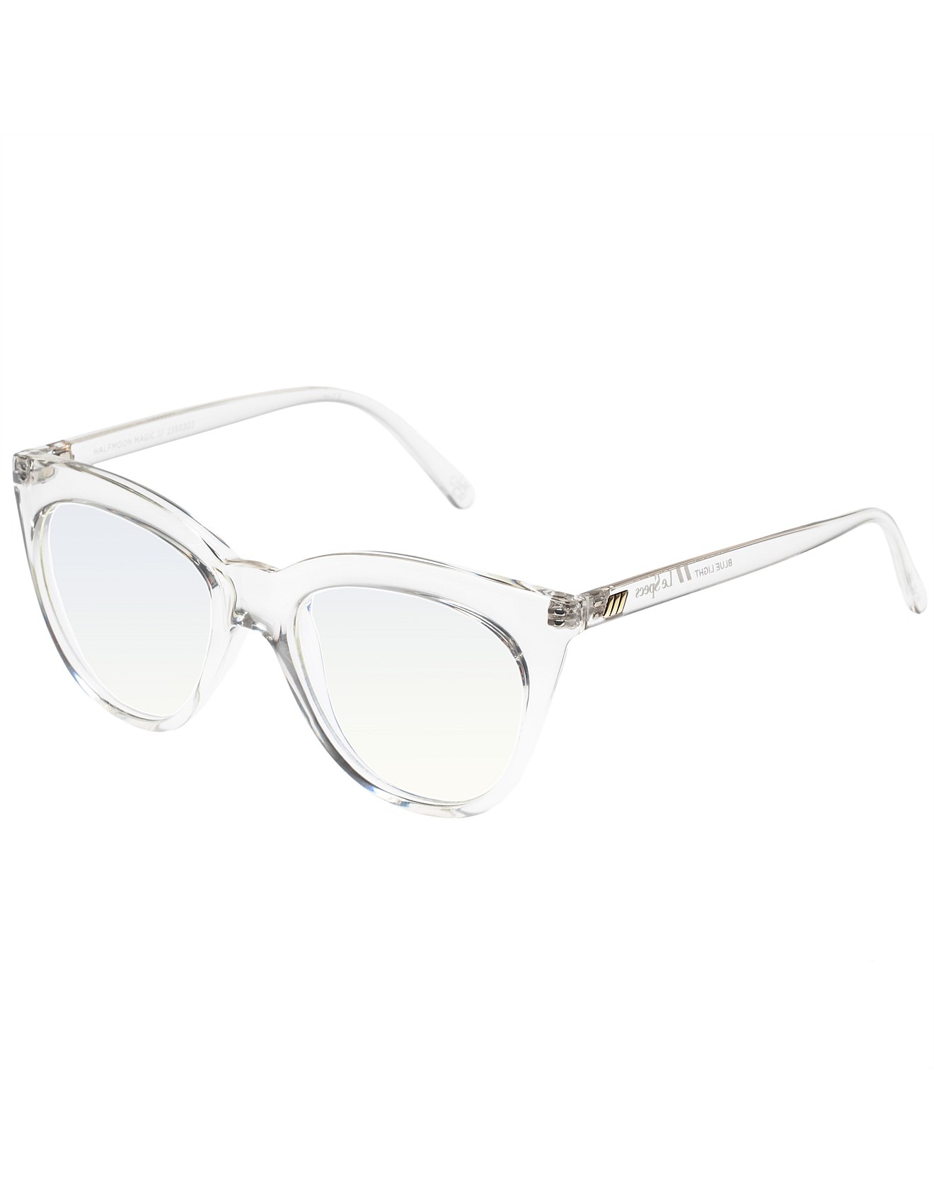 Le Specs HALFMOON MAGIC CLEAR CAT-EYE Sunglasses