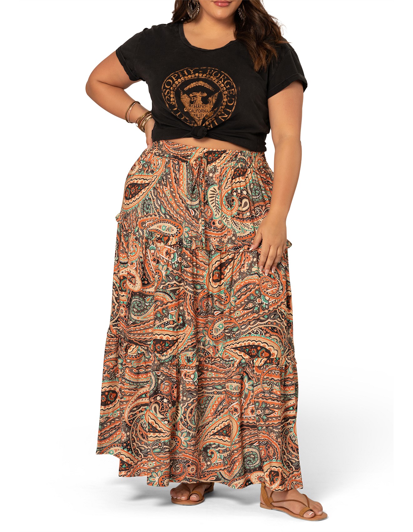 Curve Project THE POETIC GYPSY - SUN CHILD MAXI SKIRT