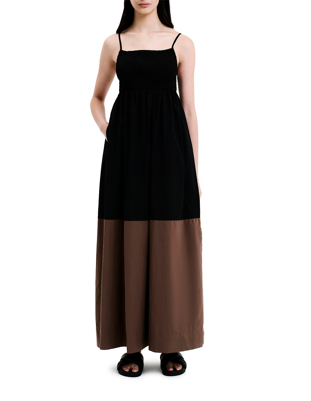 Nude Lucy Samson Two Tone Maxi Dress