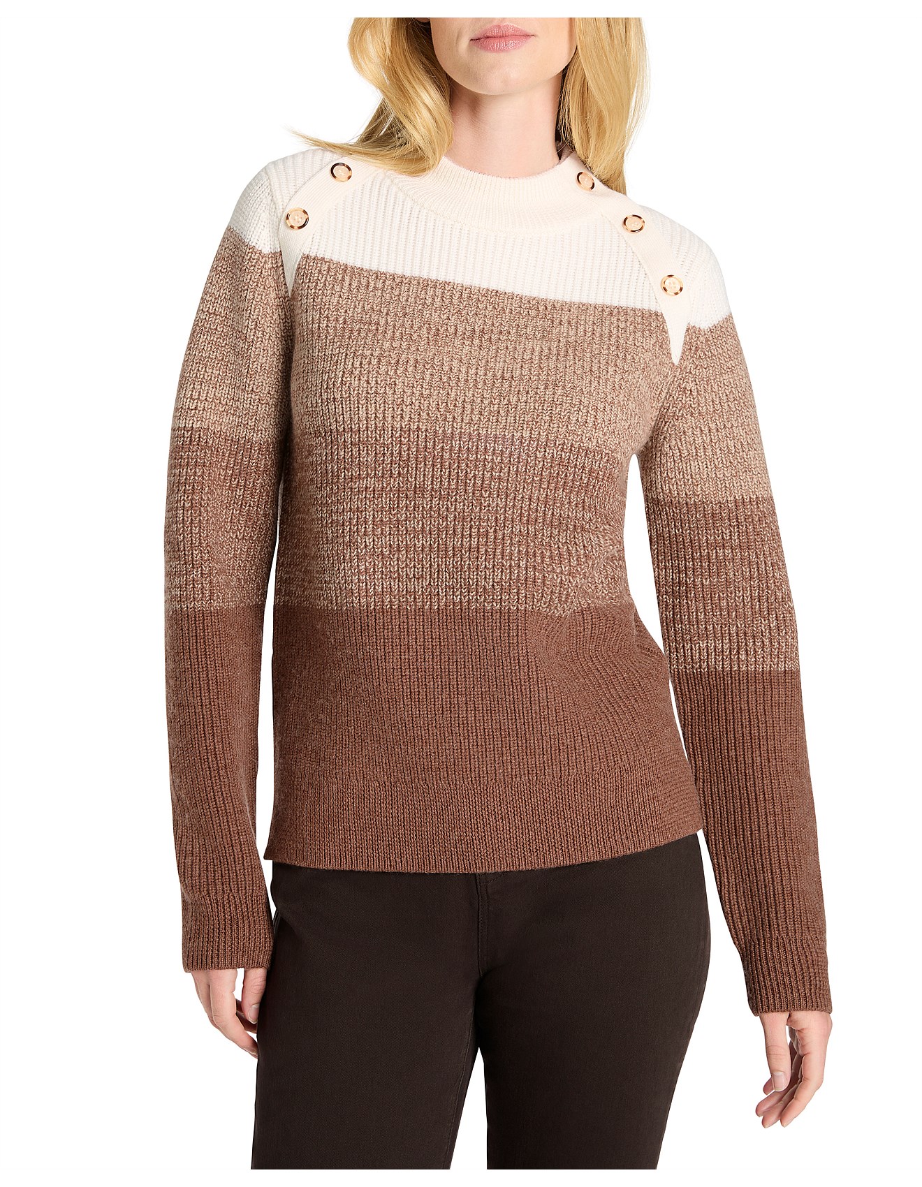 David Lawrence FINLEY MERINO OMBRE KNIT