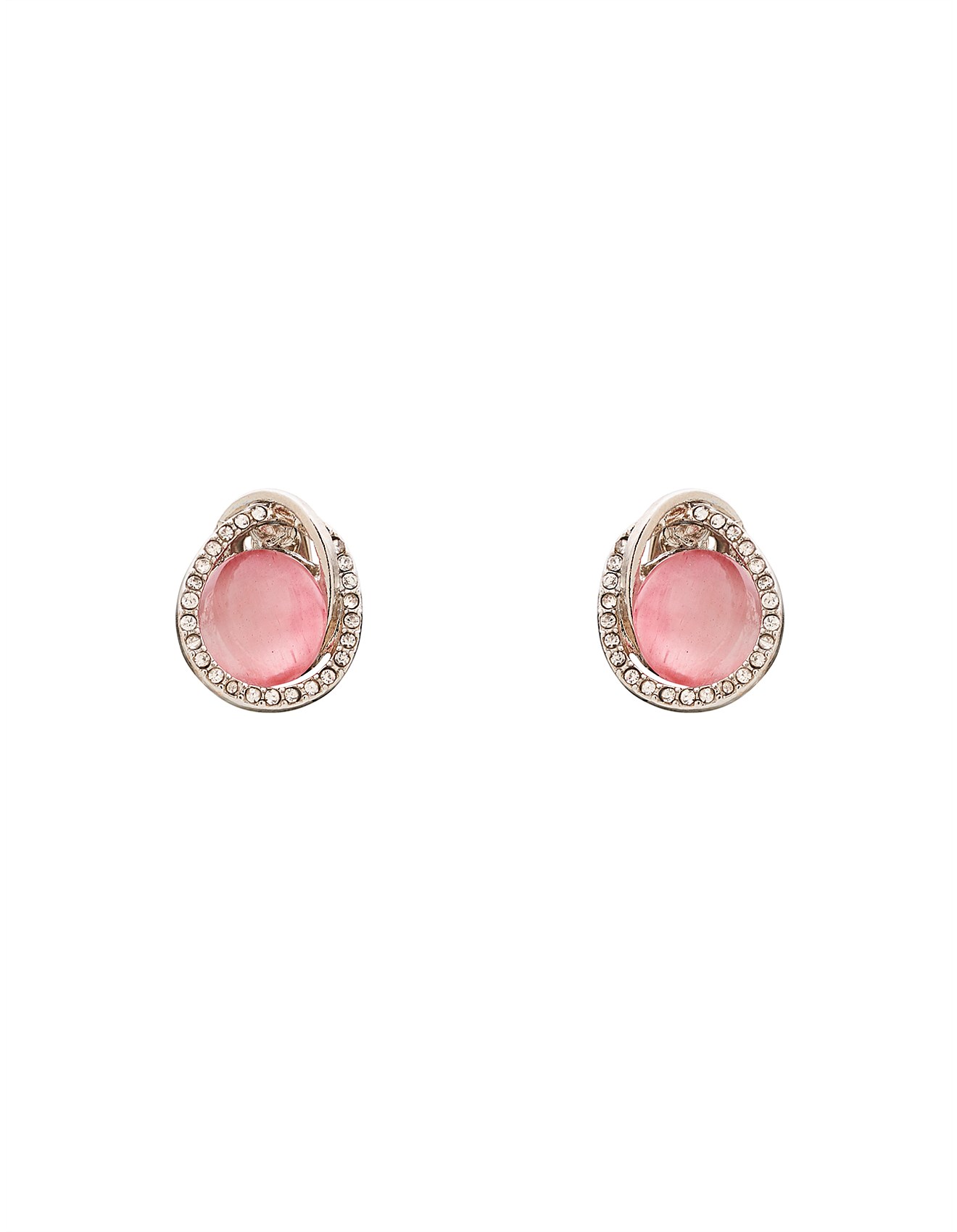 Barcs CATEYE STONE CLIP ON EARRING