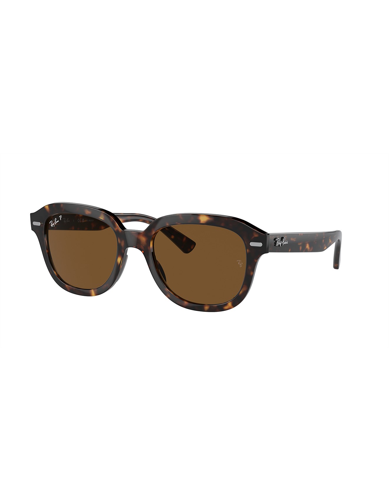 Ray-Ban ERIK Square HAVANA POLAR BROWN Sunglass