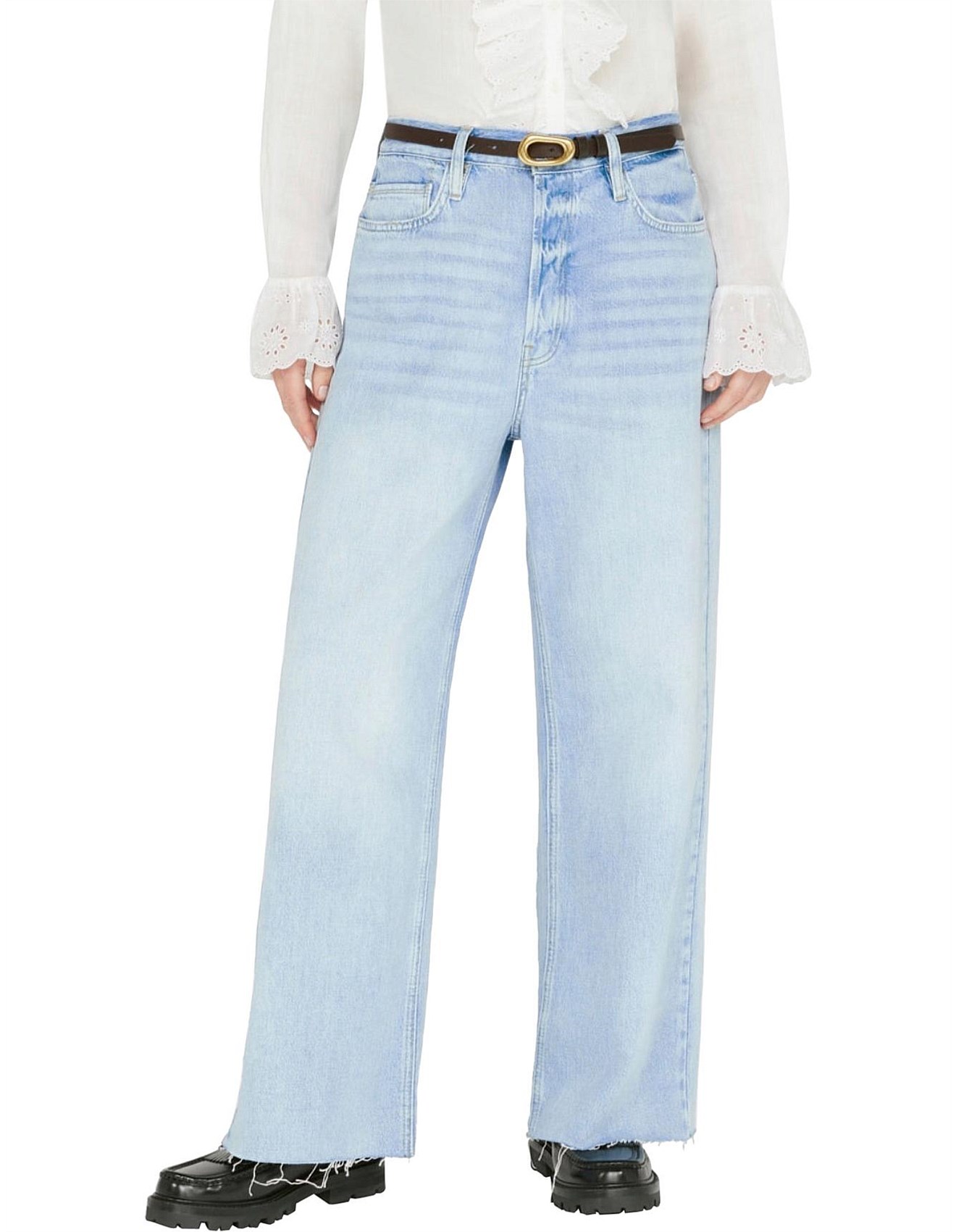 Frame Denim Le Low Baggy Wide Leg Jean