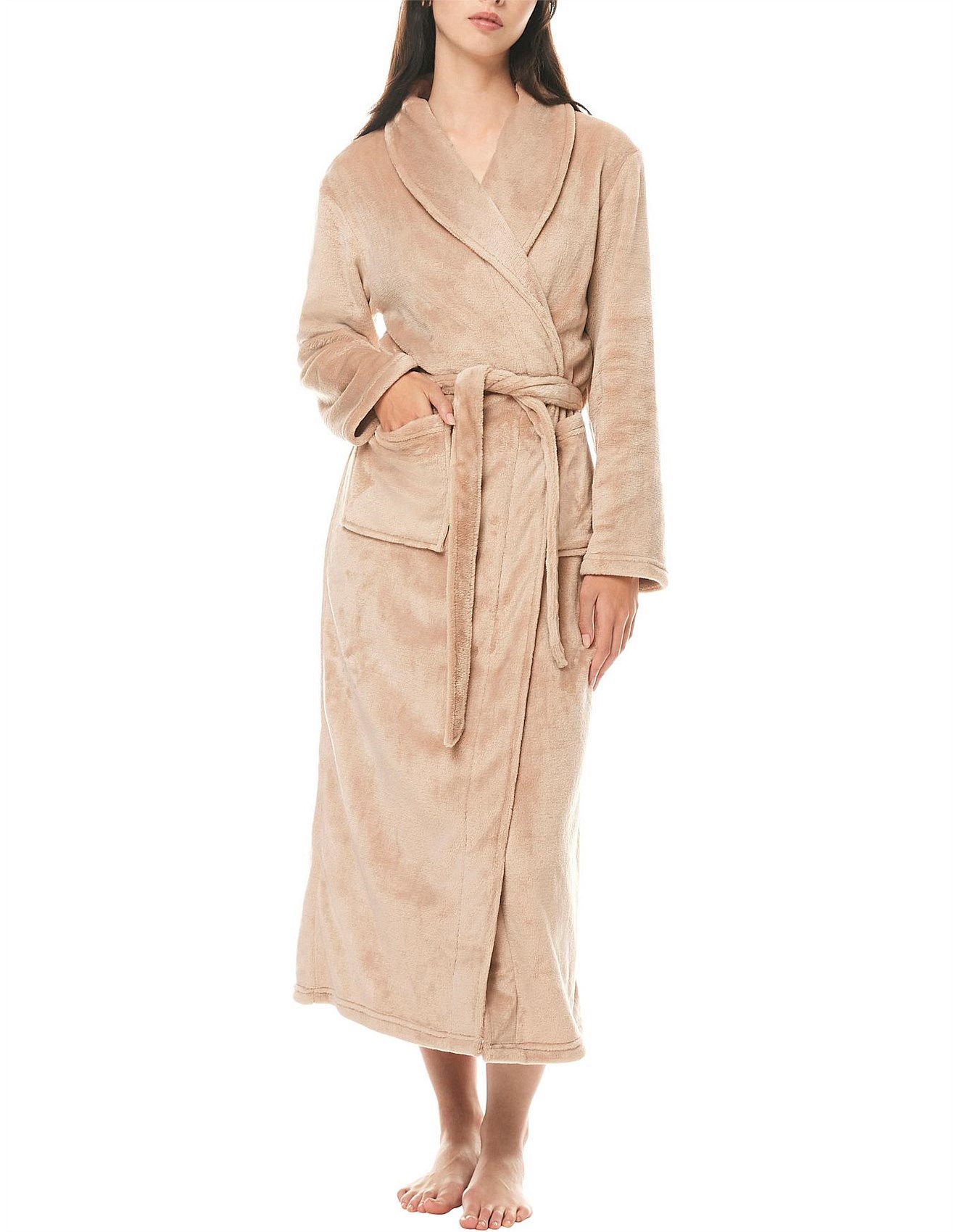 Gingerlilly plush long robe