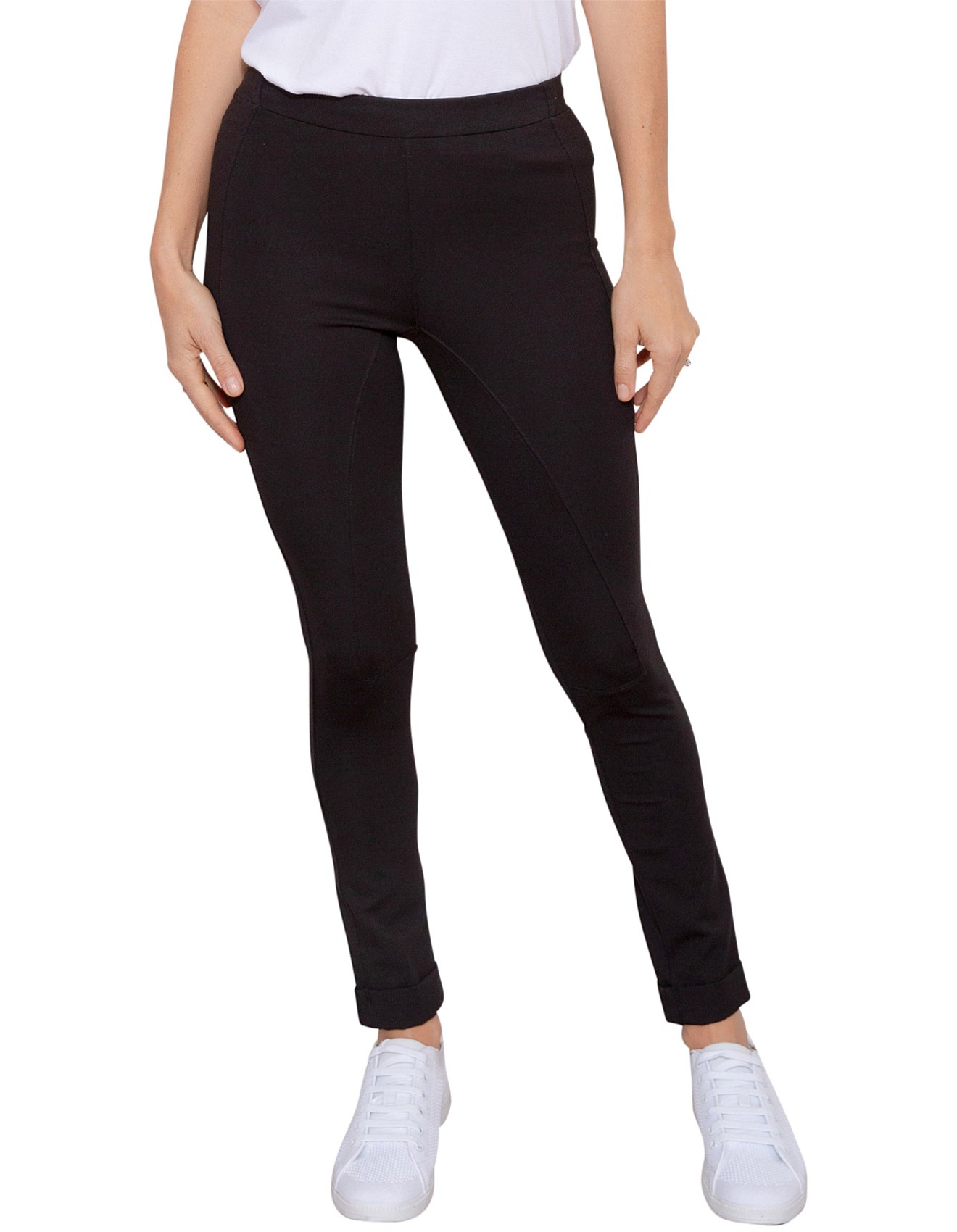 Feathers 7/8 FITTED STRETCH PANT CUFFED LEGGING