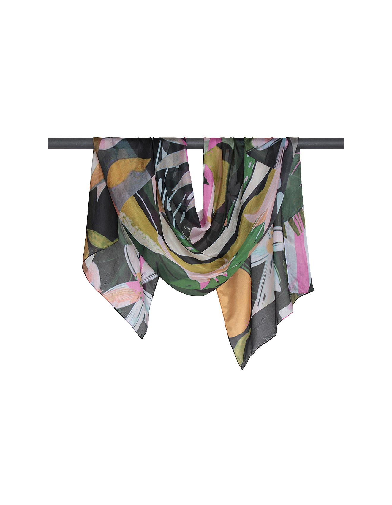 D Lux Libertine - Digital Print Silk Oblong Scarf