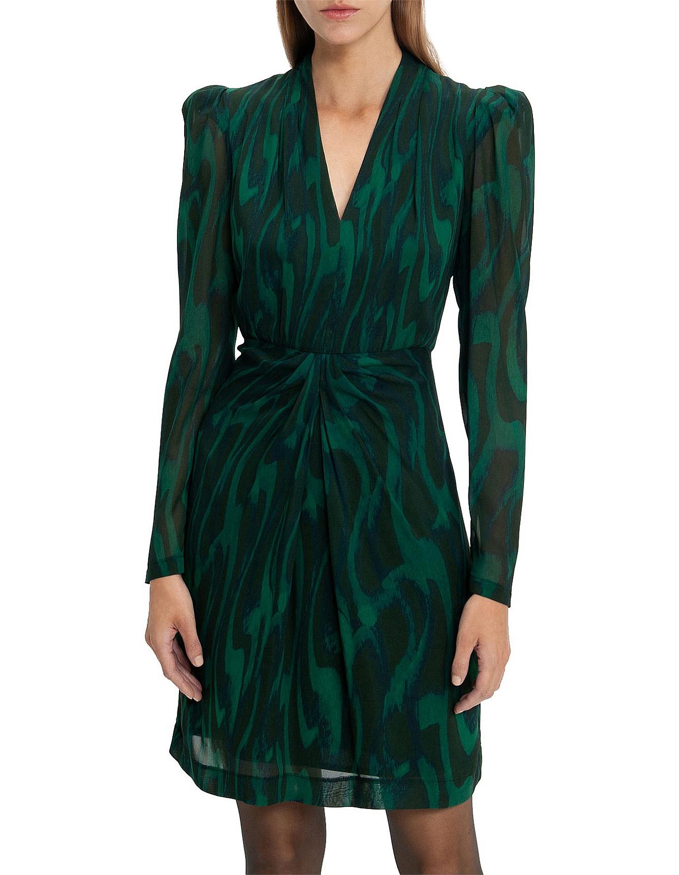 Cue WAVE VISCOSE DRESS