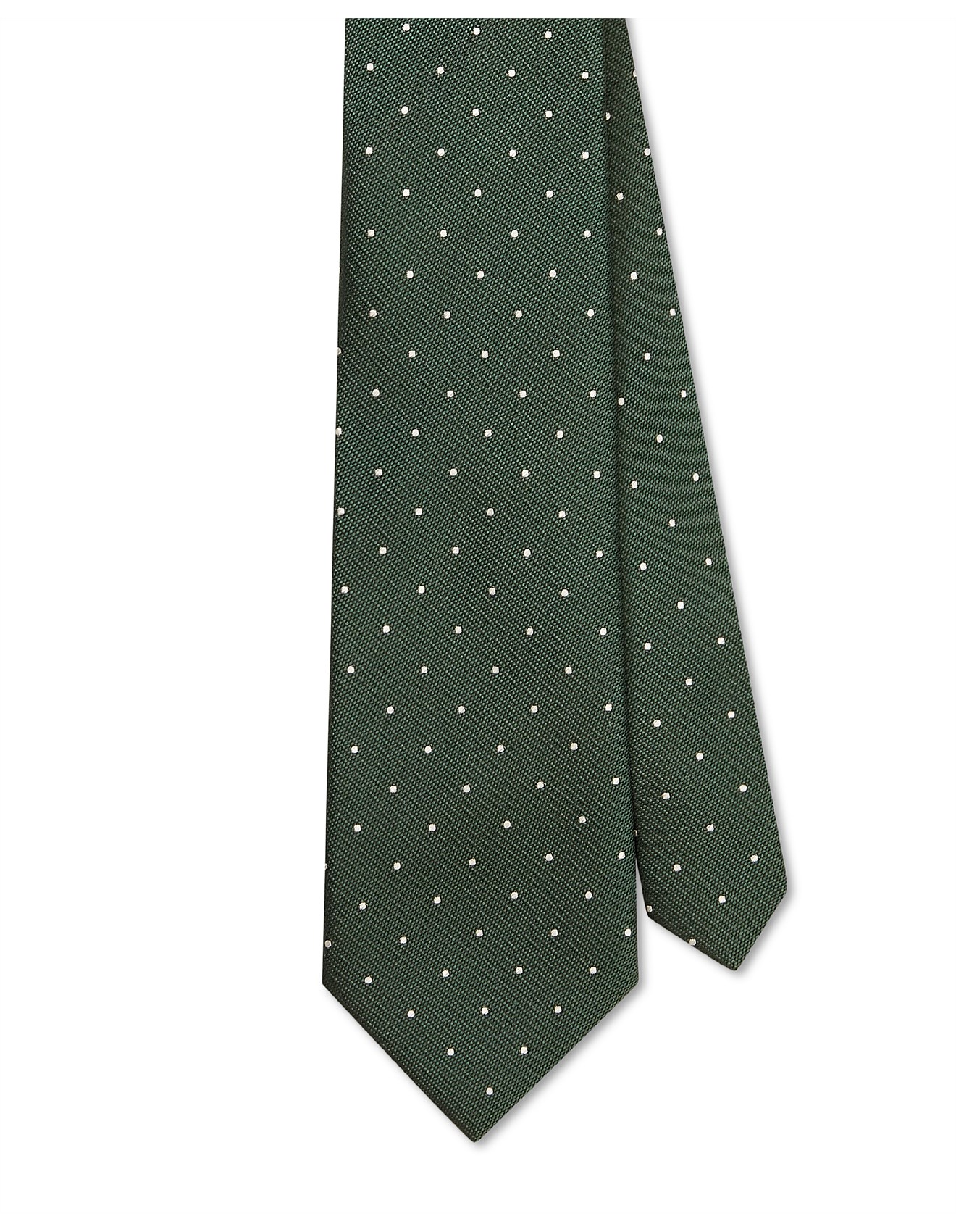 Geoffrey Beene DOBBY DOT SILK TIE