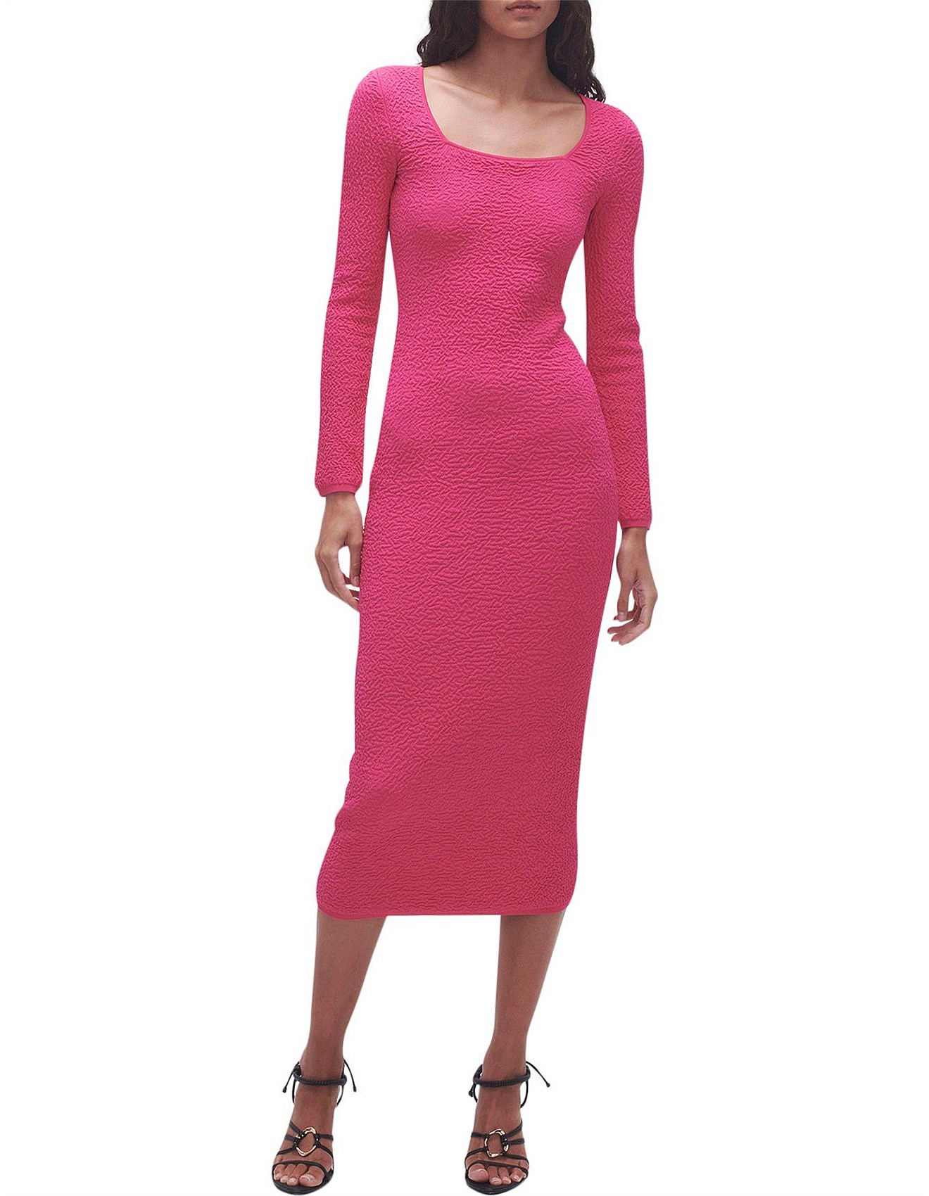 Aje Echo Bubble Body Dress