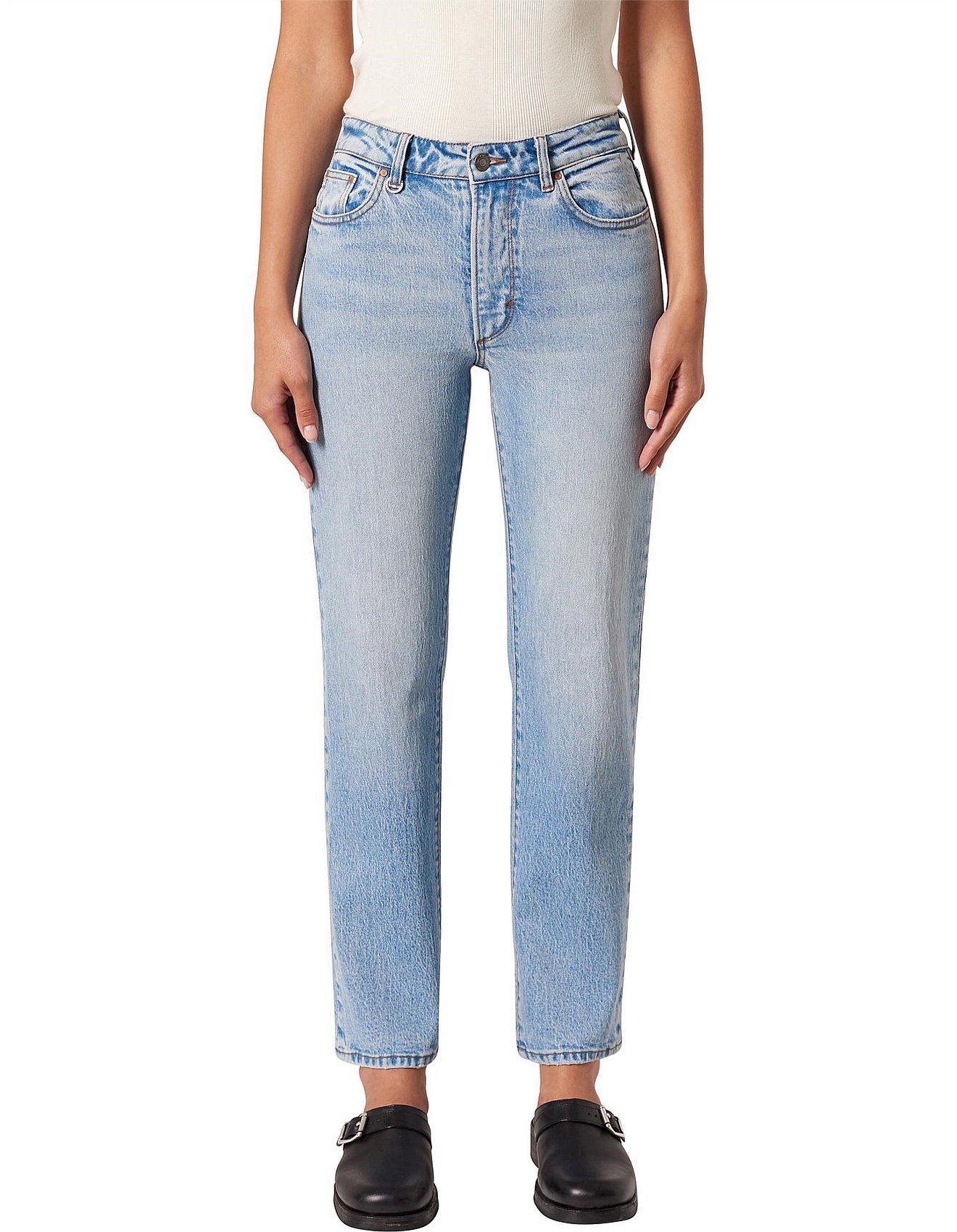 Neuw Denim Mica Mid Rise Straight Jean