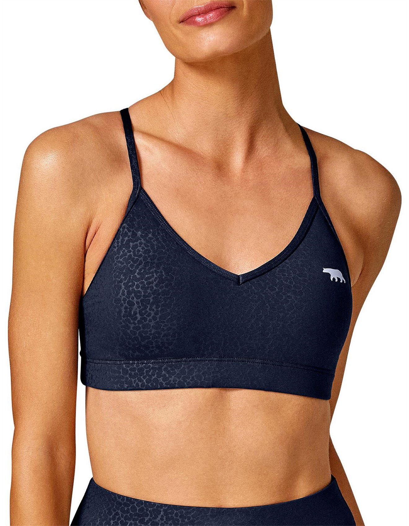 Running Bare Blaze Canyon Push Up Sports Bra