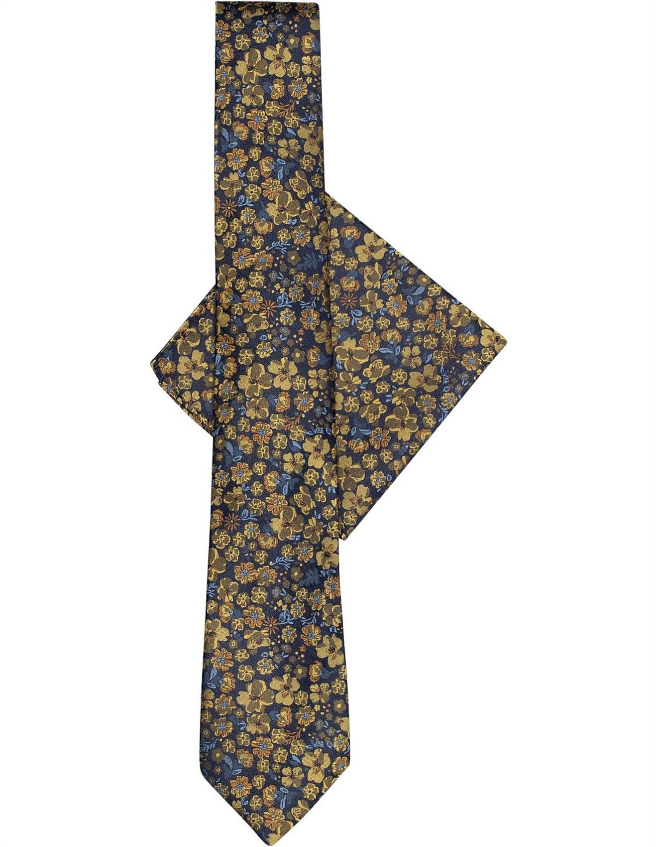 James Harper FLORAL MEADOW TIE & HANK SET