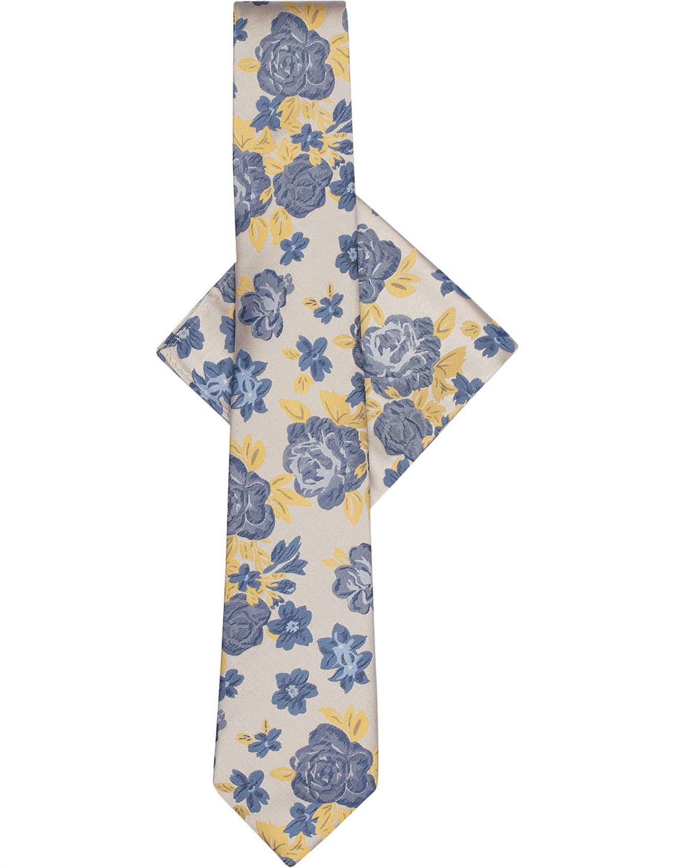 James Harper ROSE BLOOM TIE & HANK SET