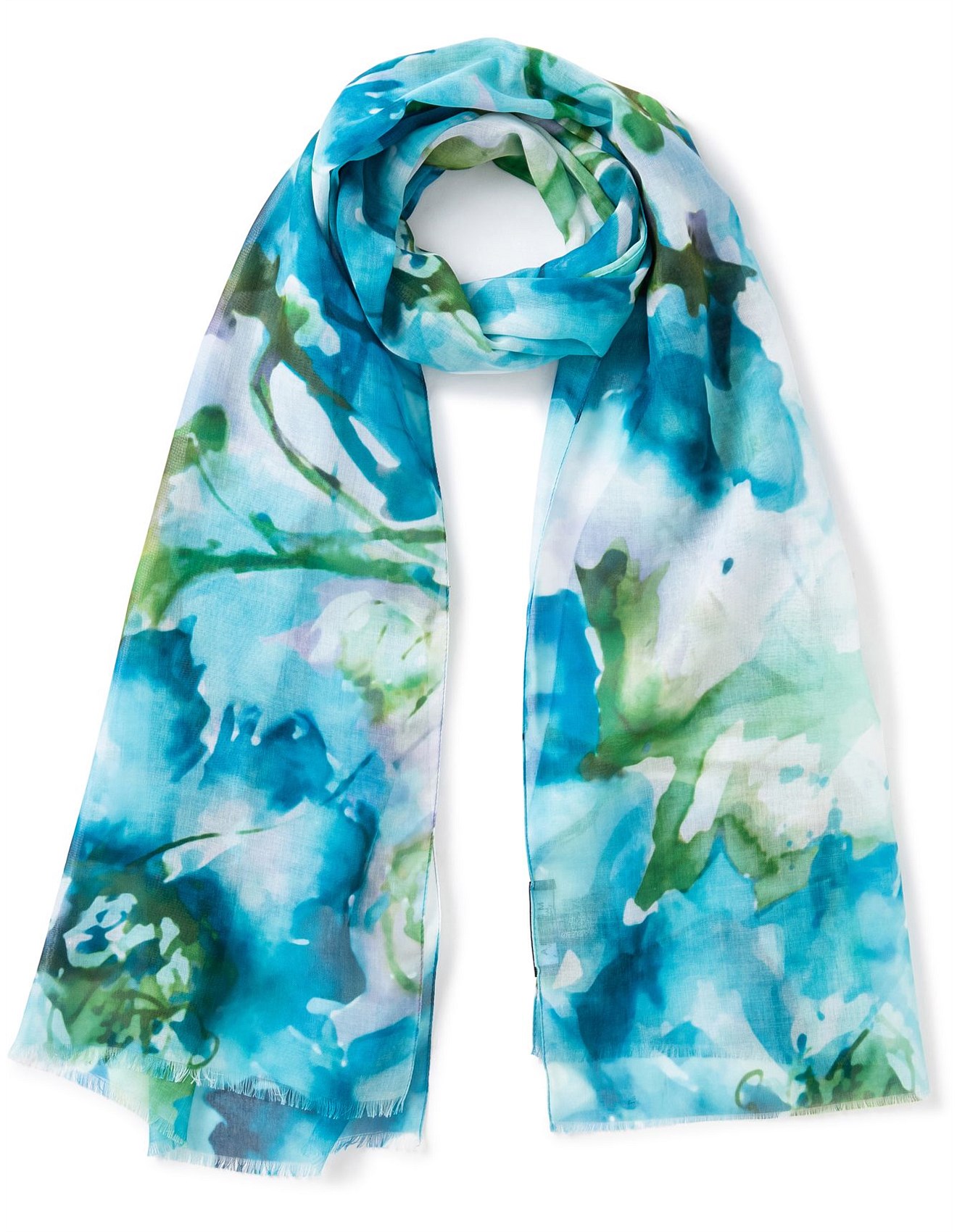 Milana FLORAL CAMO OBLONG SCARF 180X60 P4140