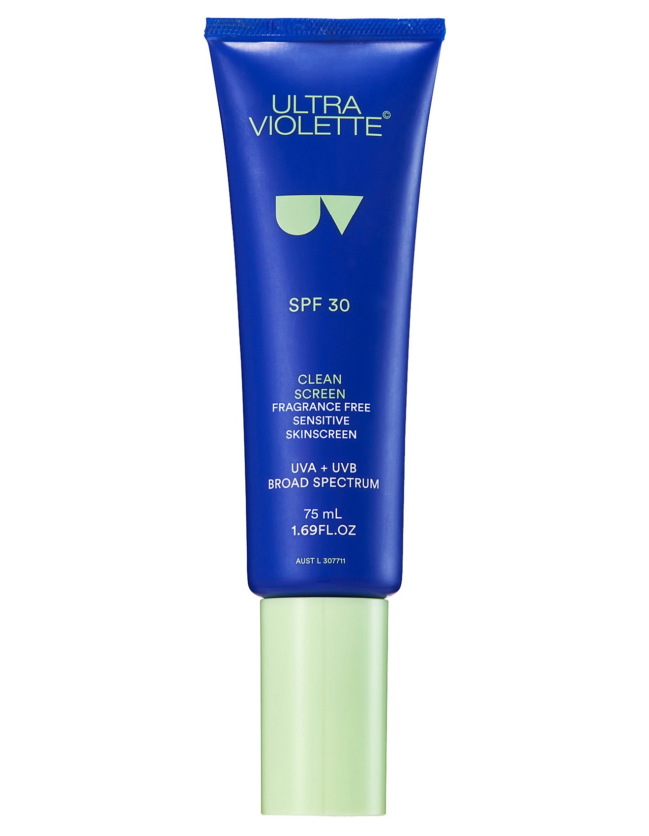 Ultra Violette Clean Screen SPF 30 Sensitive SKINSCREEN 75ml