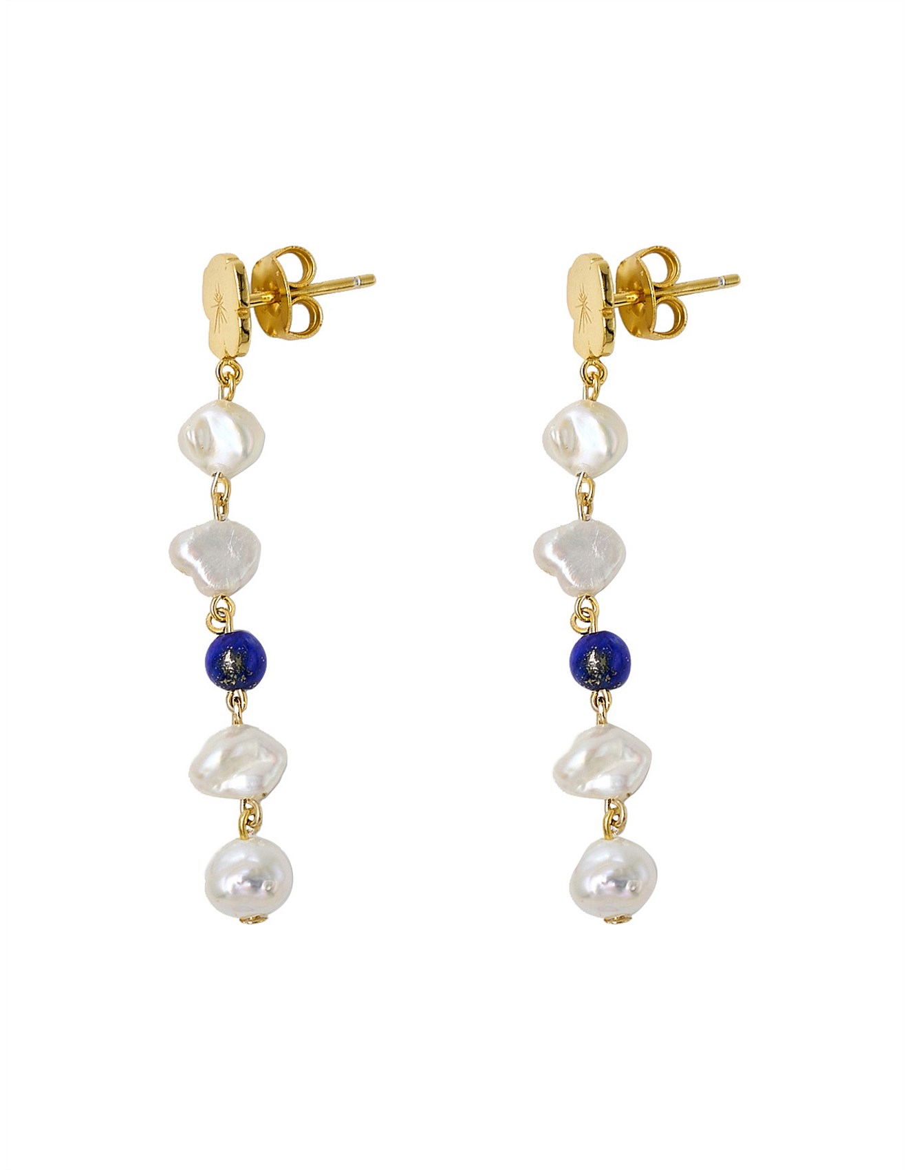 BRIE LEON MARIE PEARL DROP EARRINGS