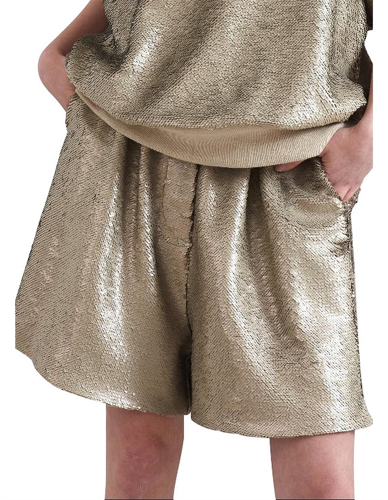 The Frankie Shop JAZZ SEQUINS BOXER SHORTS