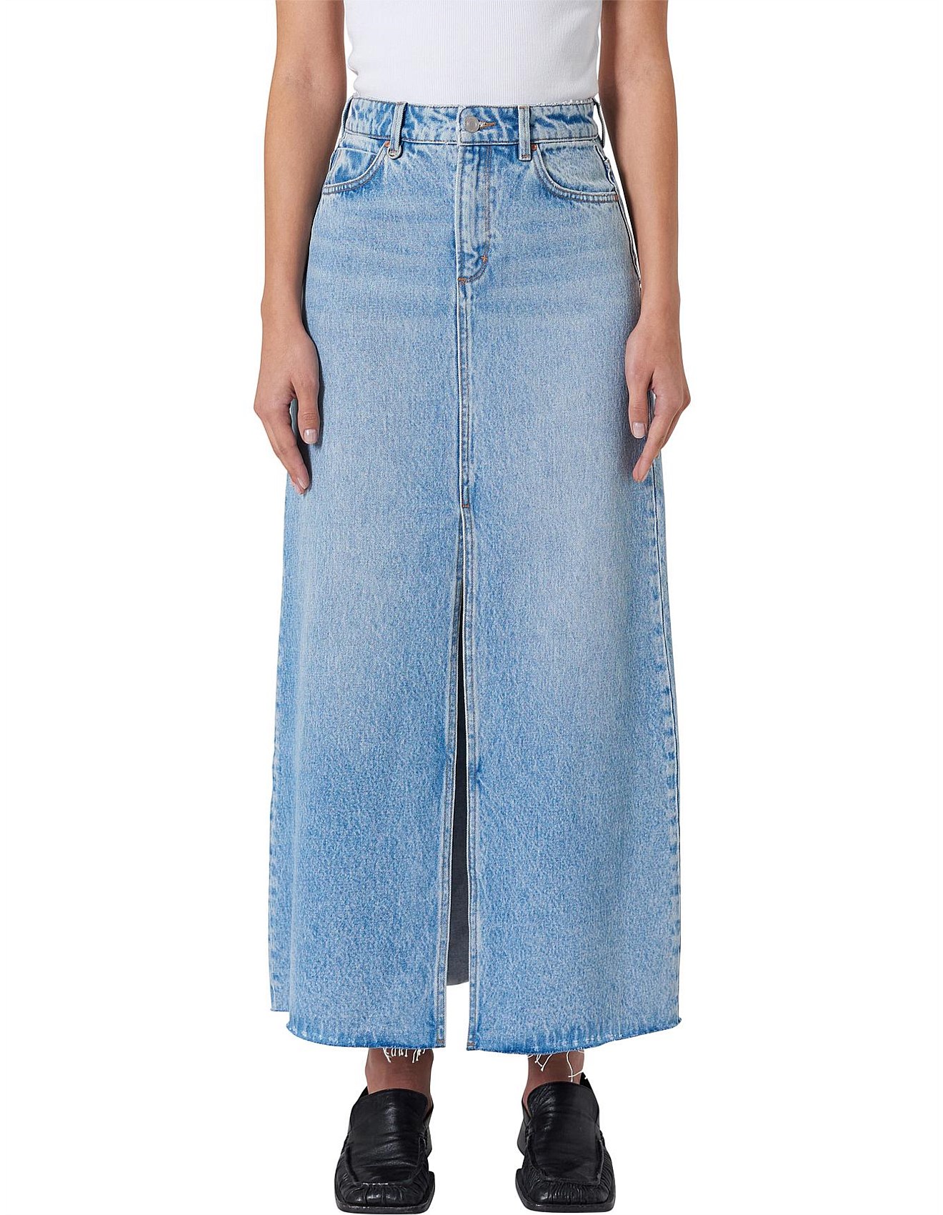 Neuw Denim Darcy Maxi Denim Skirt