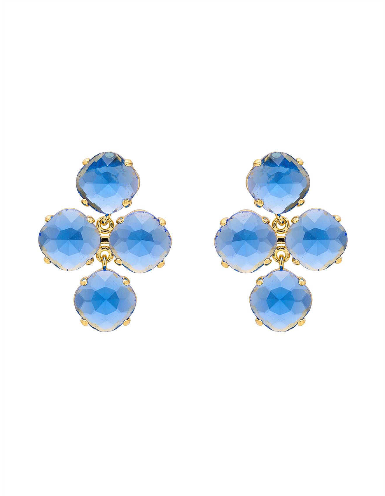 Amelie GLASS CLOVER EARRINGS