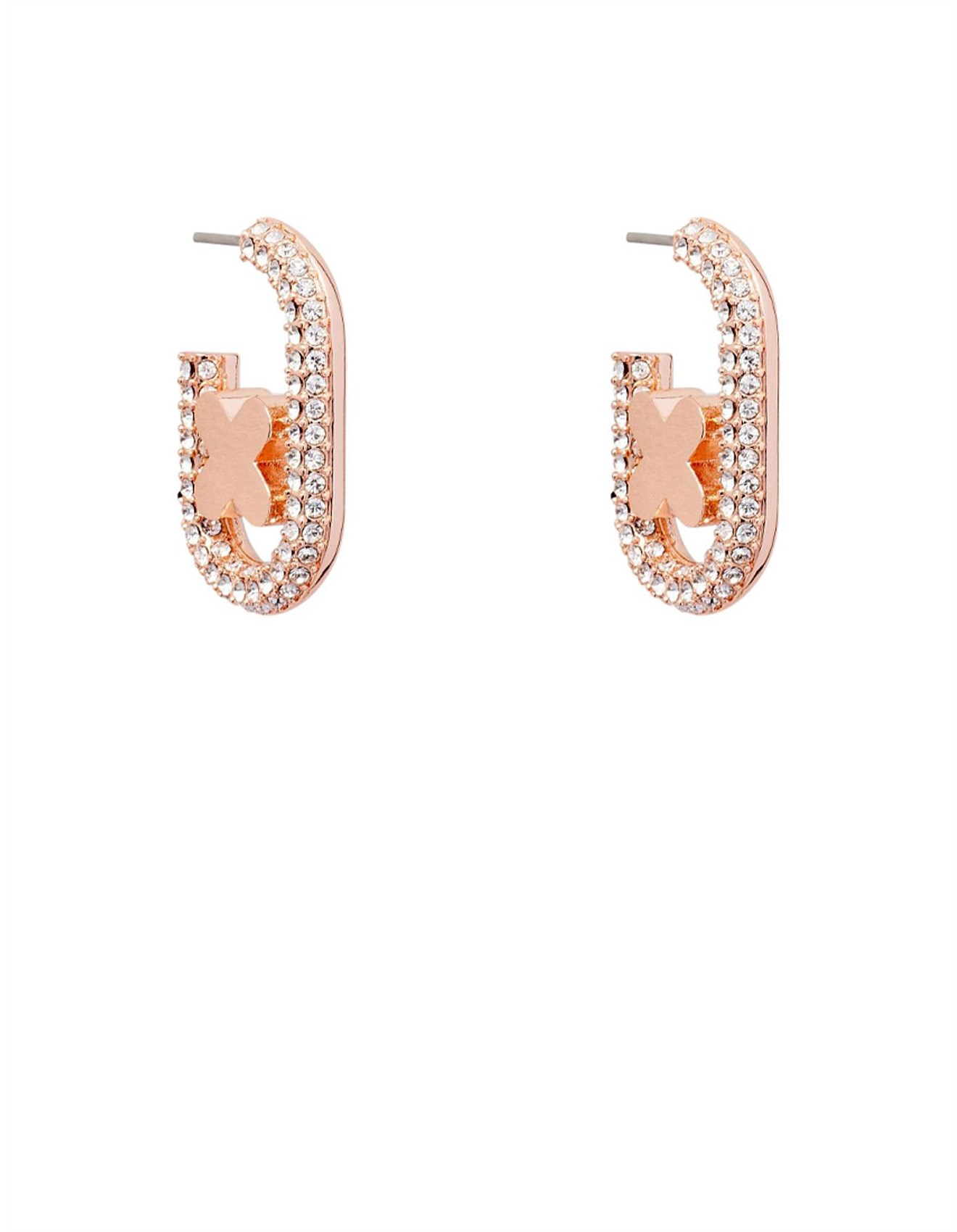 Mimco Everly Oval Hoop Earrings