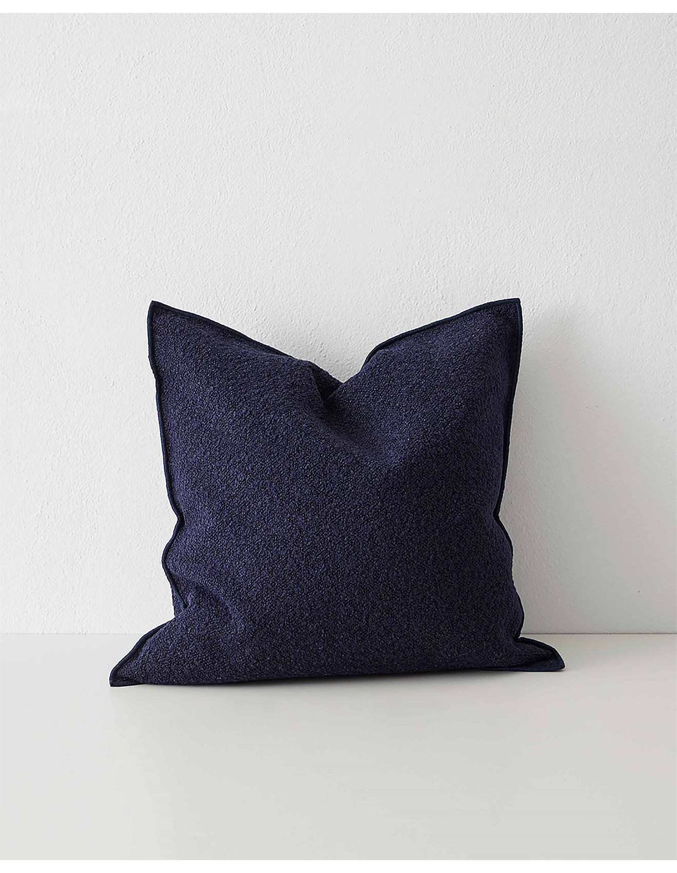 Weave Alberto Boucle Cushion In Midnight 50cm