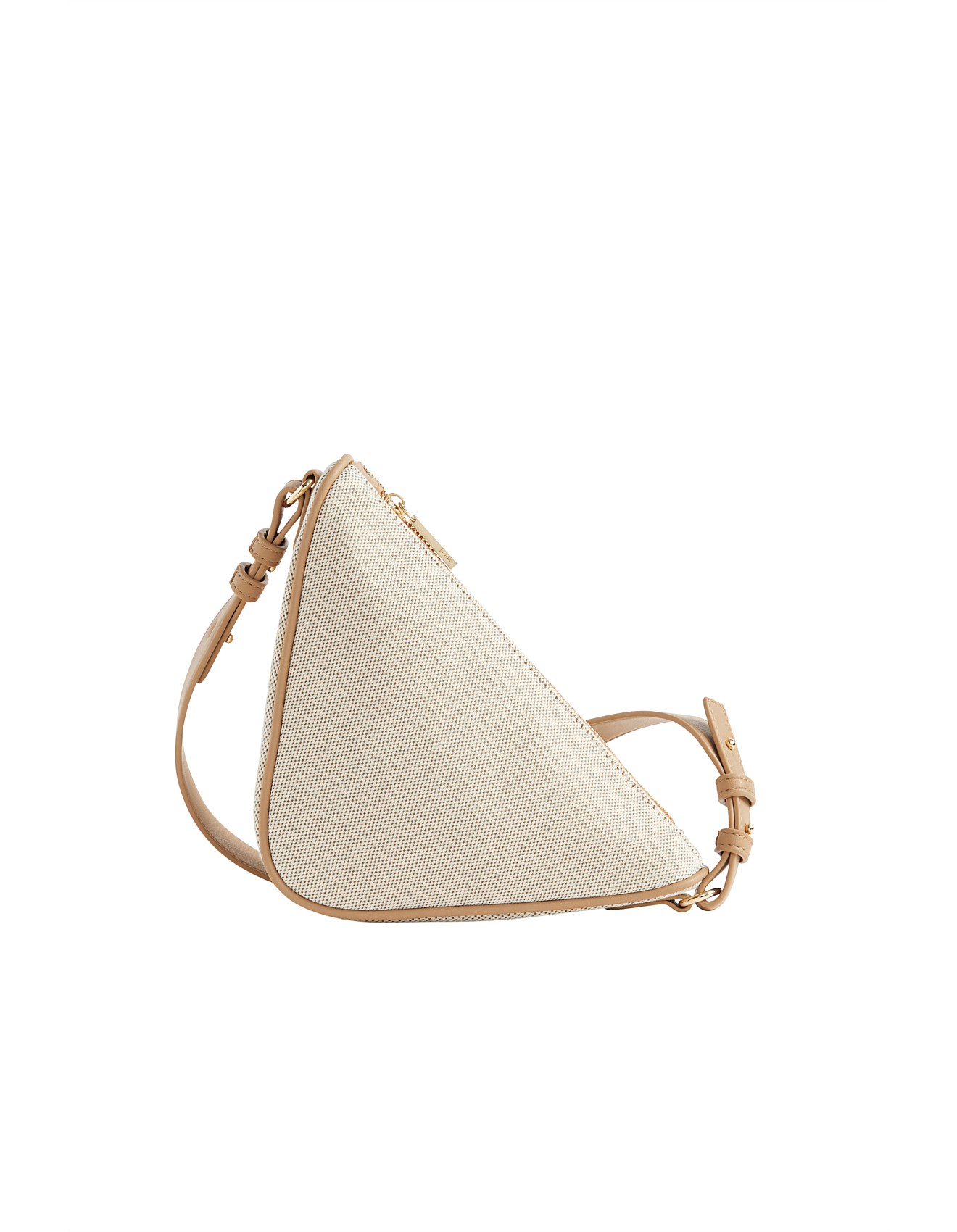 SEED HERITAGE TEXTURED TRIANGULAR CROSSBODY