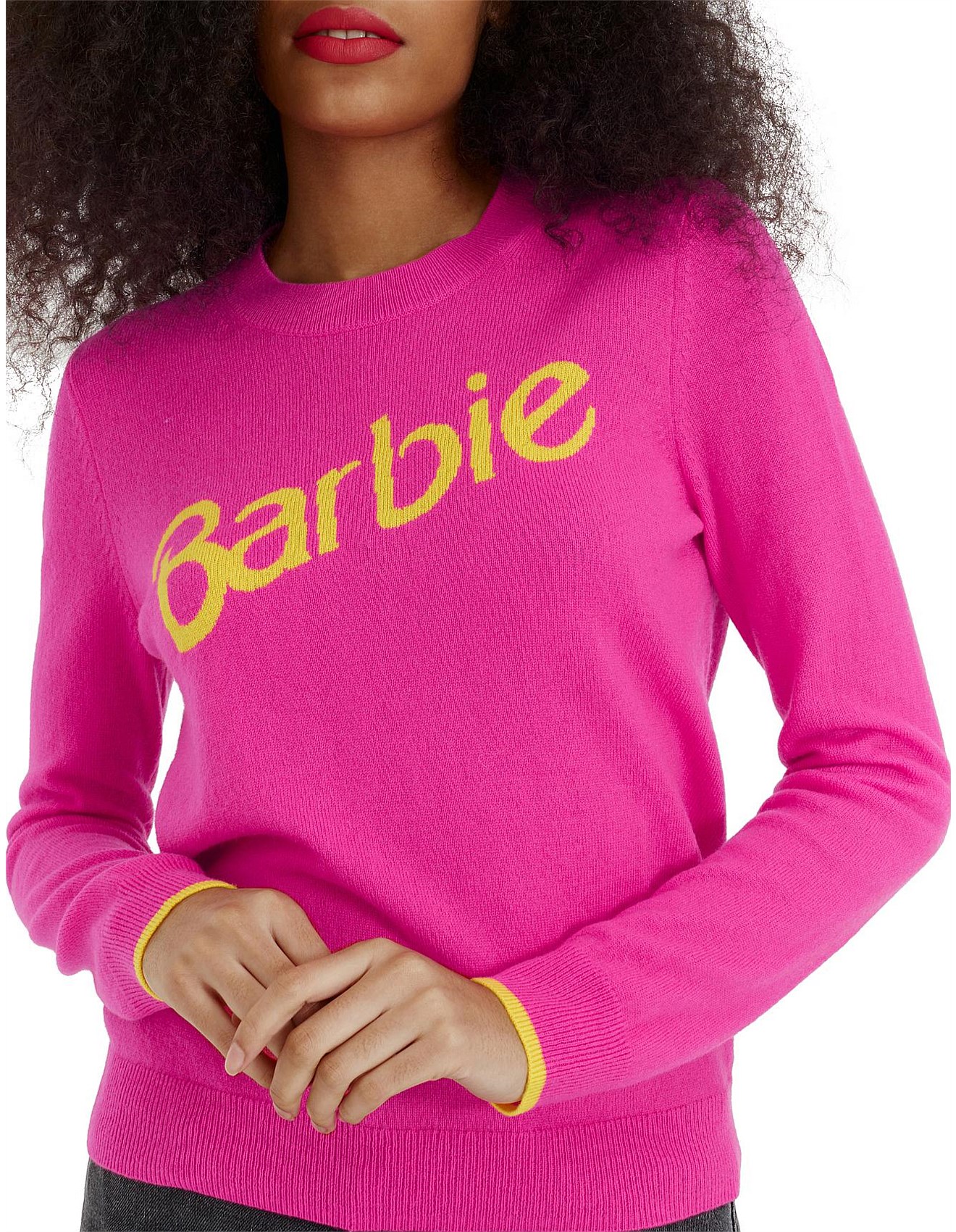 Chinti & Parker Barbie Slogan Sweater