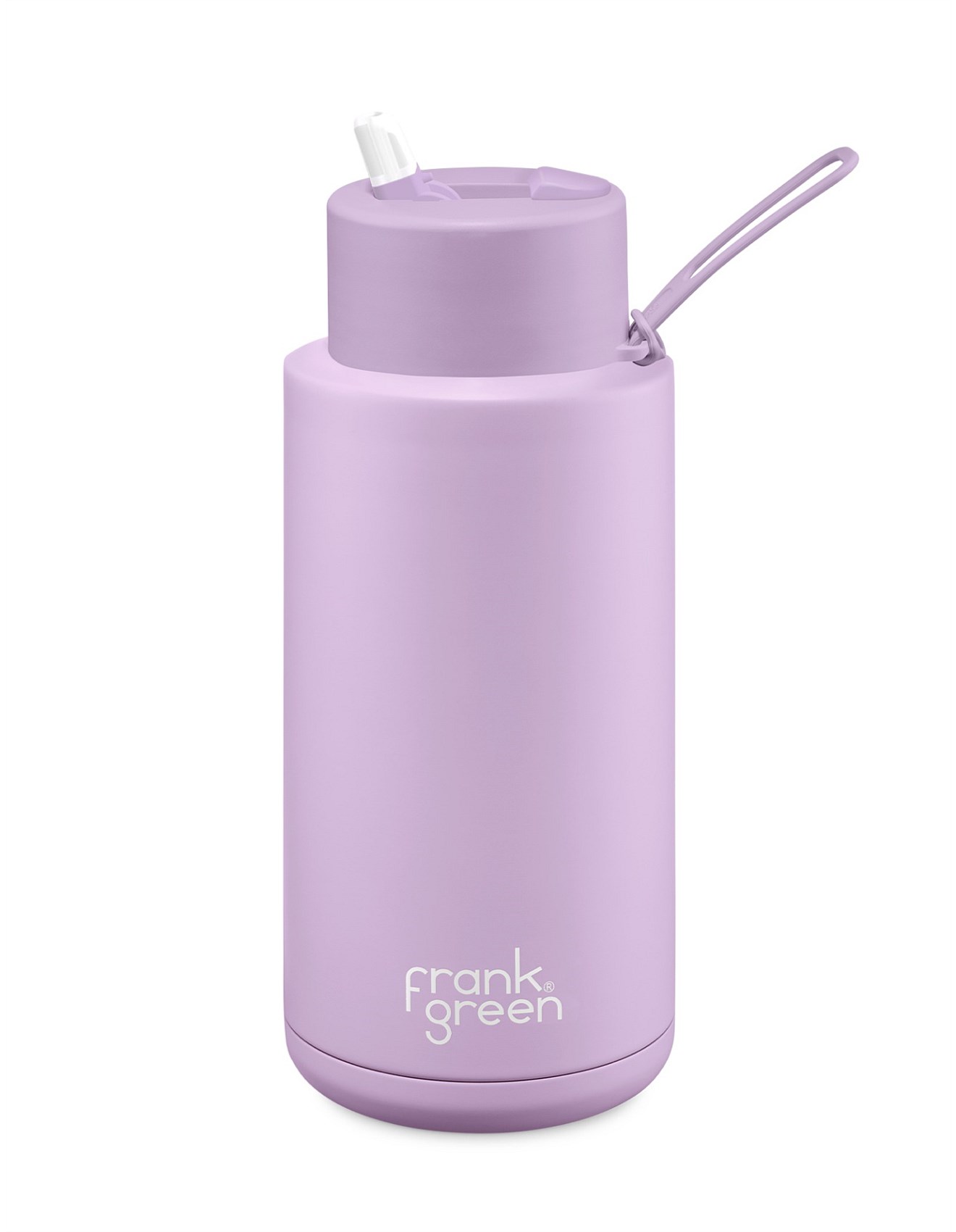 Frank Green Ultimate Ceramic Reusable Bottle w Flip Lid 1L Lilac haze