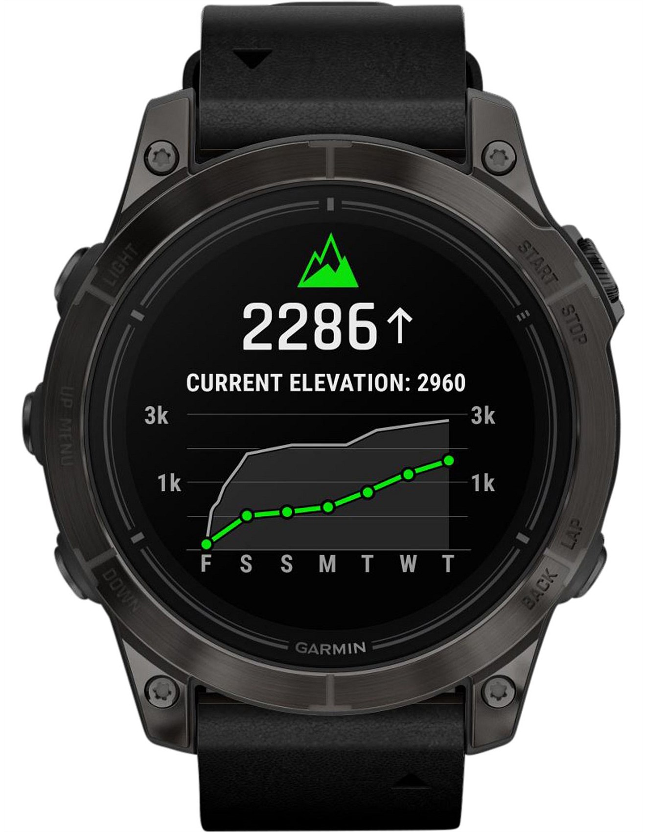 Garmin Epix Pro (Gen 2) 47mm Sapphire Graphite Ti with Lthr Band