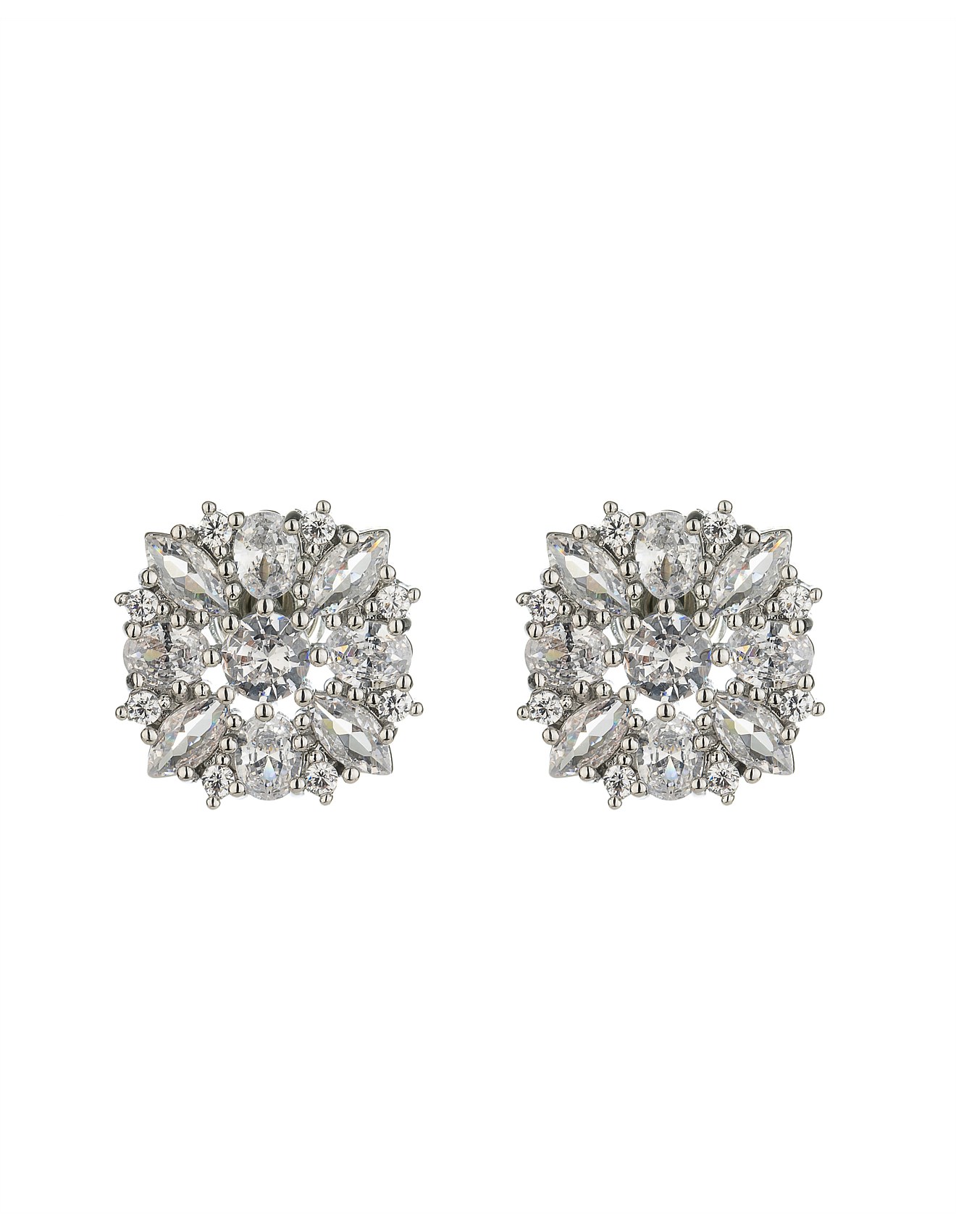 Gregory Ladner CZ CLUSTER STUD