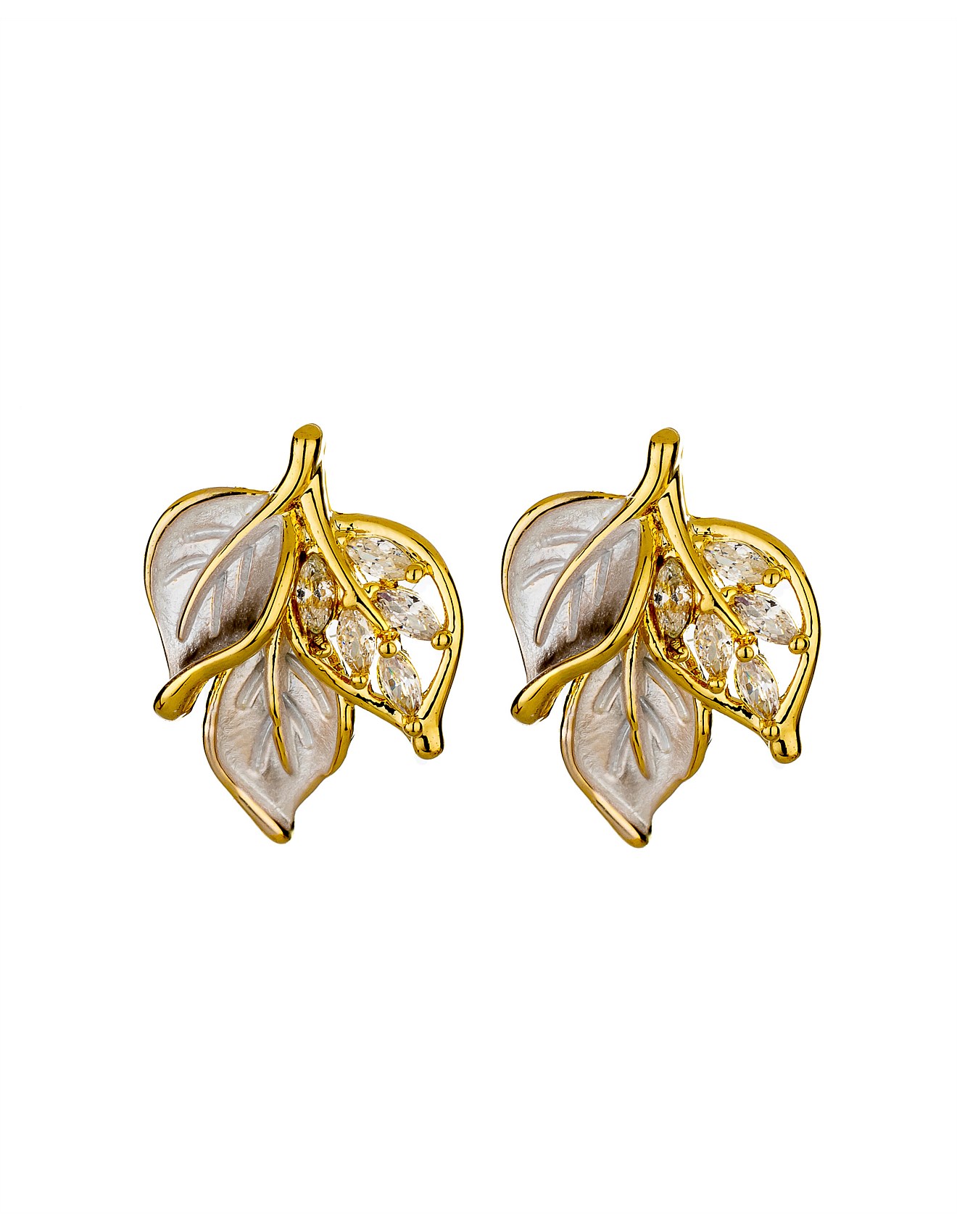 Gregory Ladner LEAF STUD EARRING