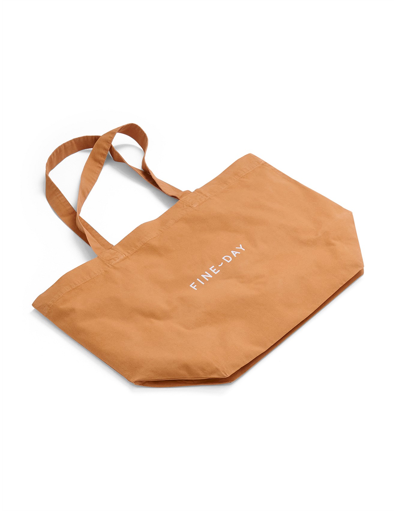 FINE-DAY SMILE - LARGE CANVAS BAG