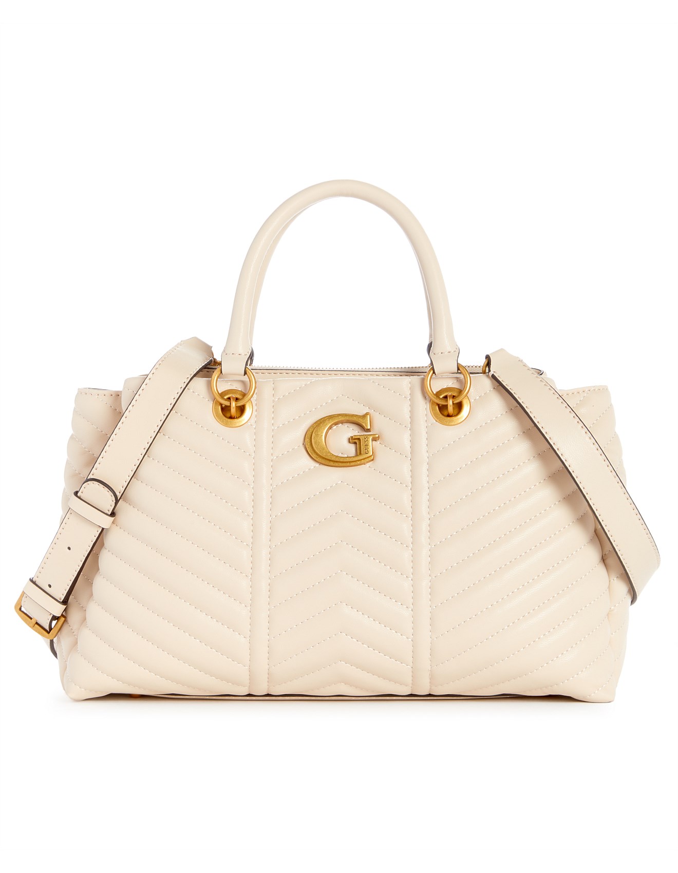 Guess Lovide Girlfriend Satchel Quilted