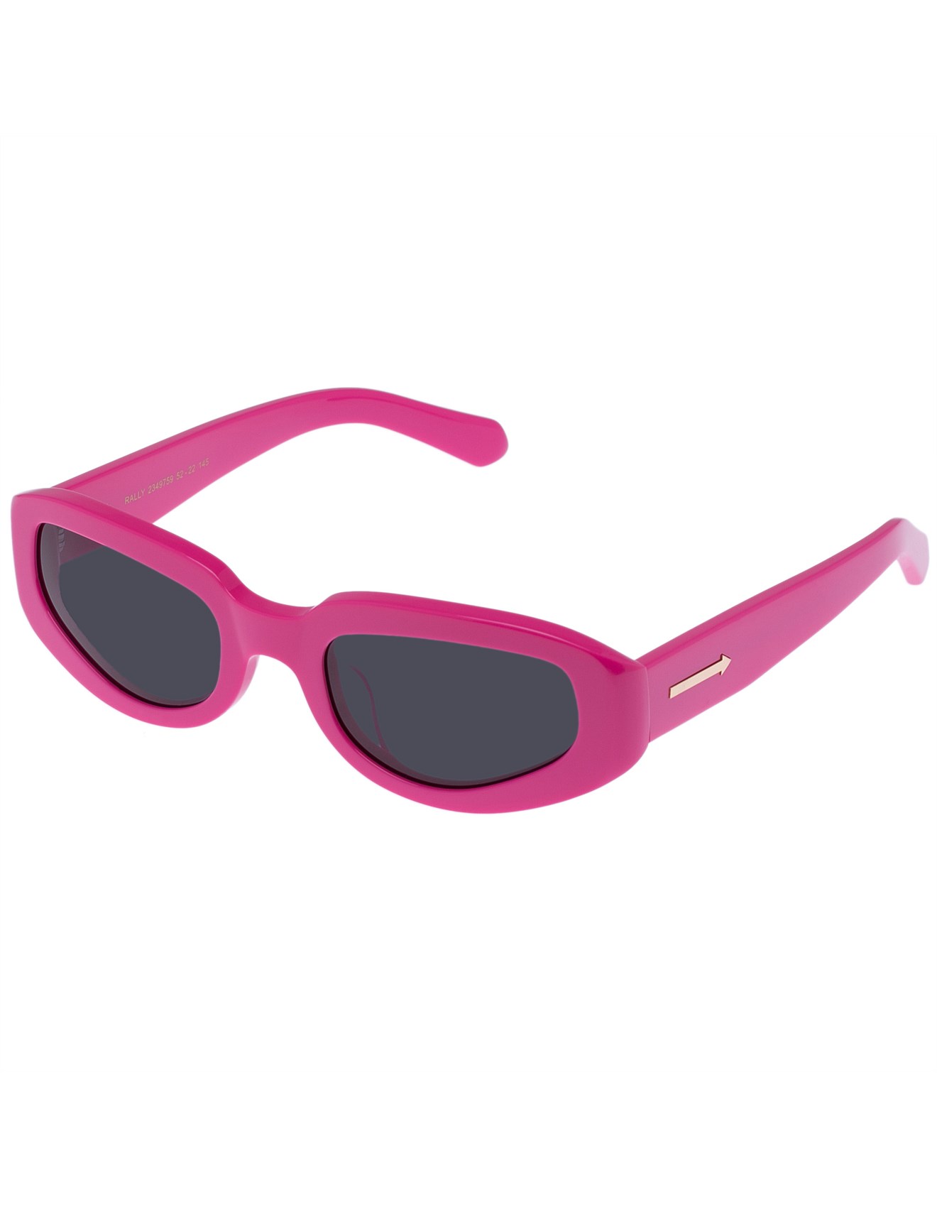 Karen Walker RALLY PINK WRAP FASHION Sunglasses