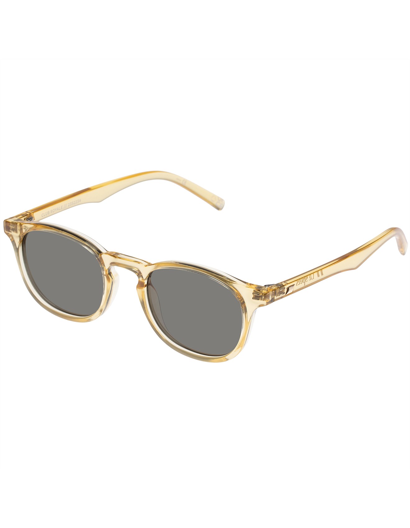 Le Specs CLUB ROYALE YELLOW ROUND Sunglasses