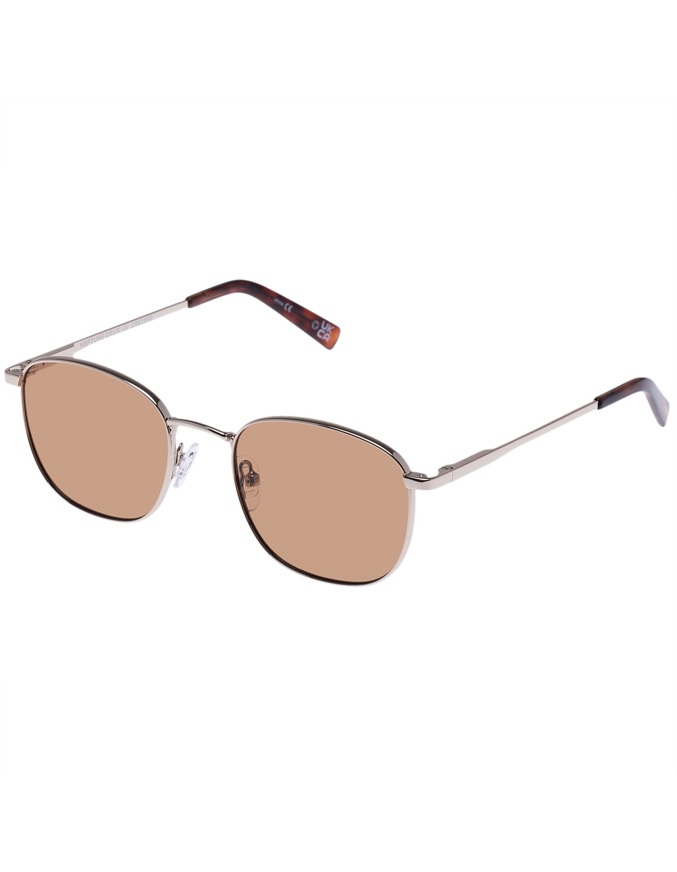 Le Specs NEPTUNE DEUX GOLD SQUARE Sunglasses