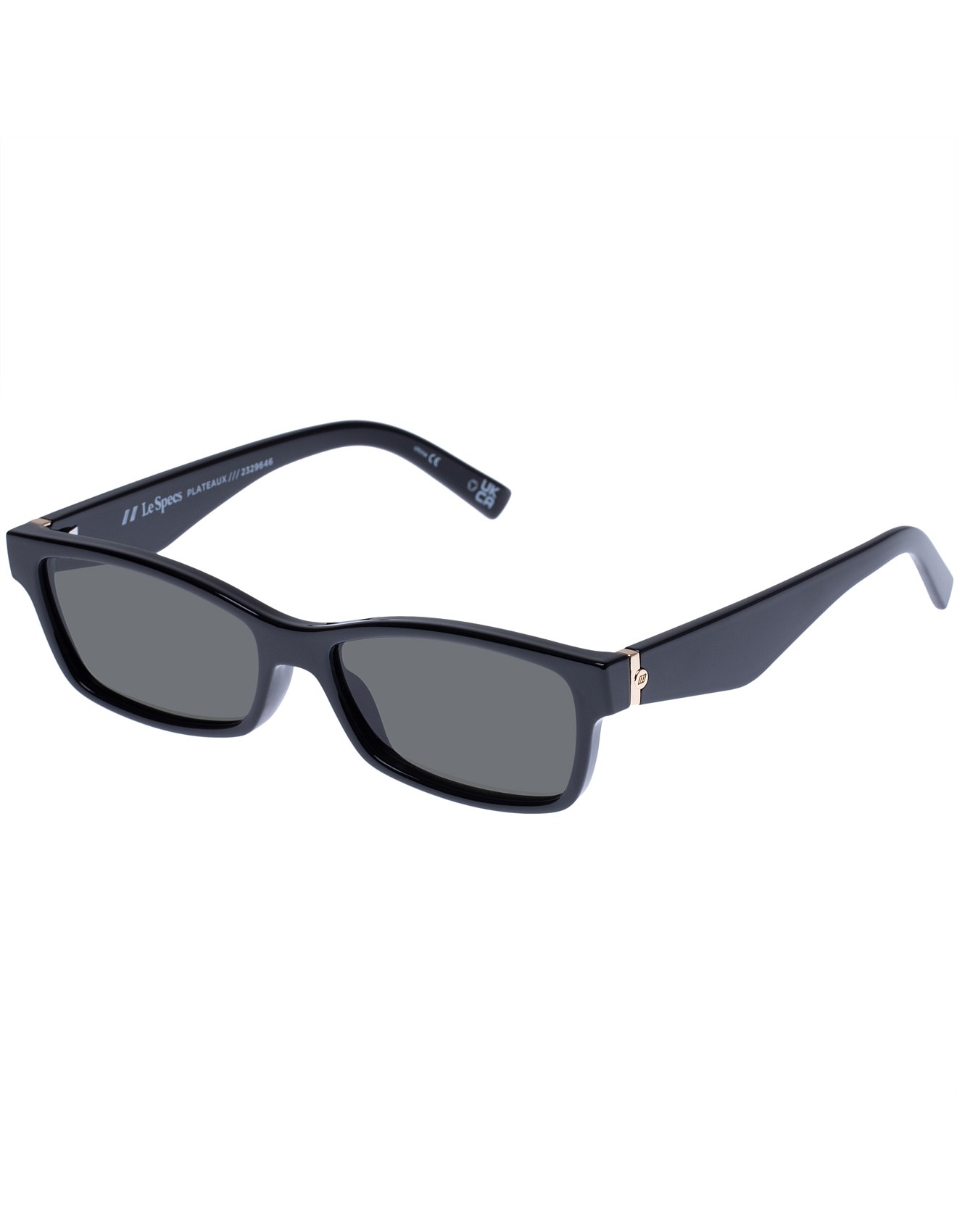 Le Specs PLATEAUX BLACK CAT-EYE Sunglasses