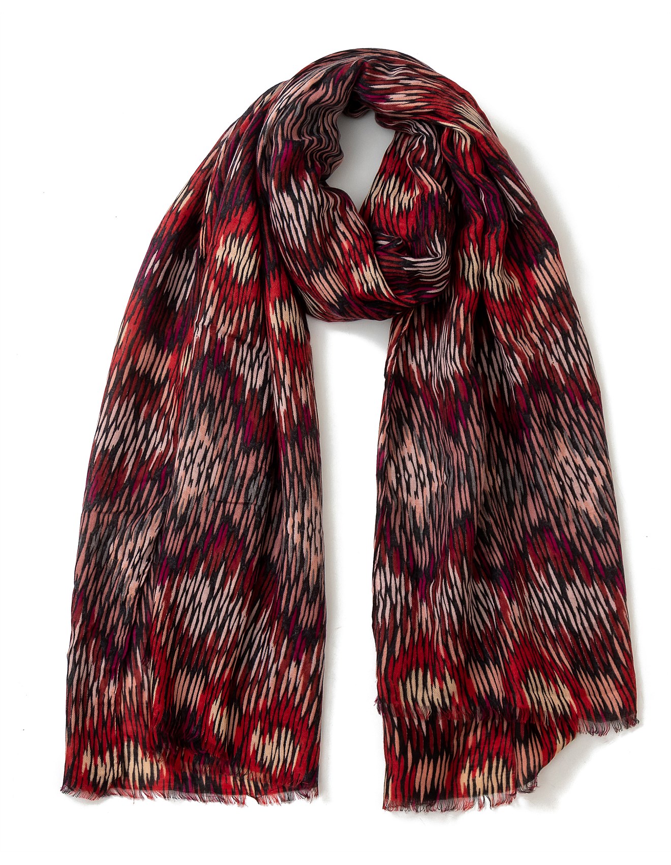 Gregory Ladner GEOMETRIC PRINT SCARF