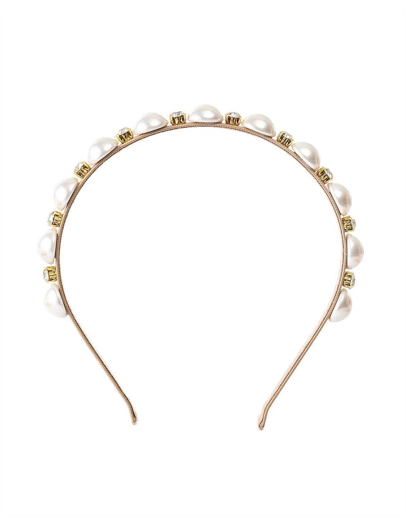 Gregory Ladner PEARL/CRYSTAL HEADBAND