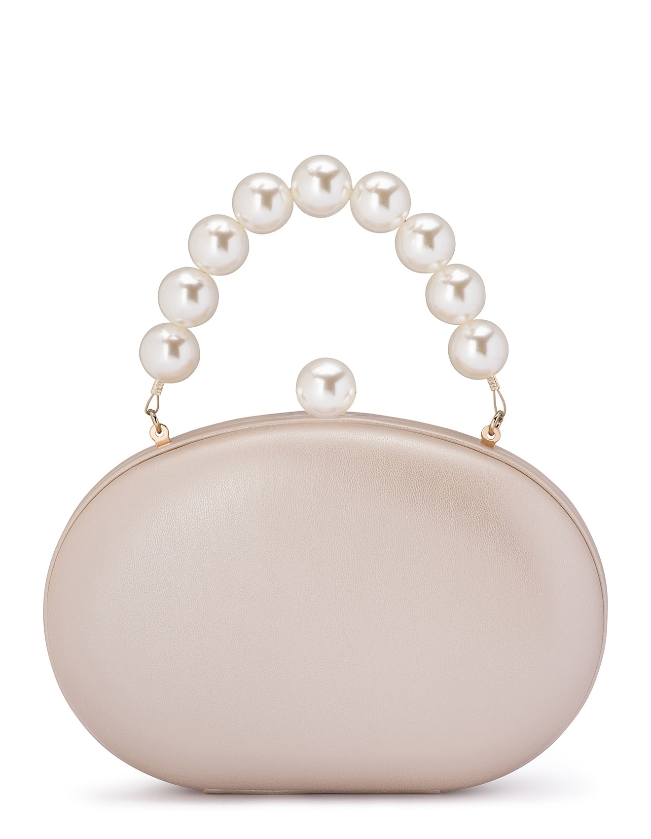 Olga Berg ABIGAIL Pearl Handle Bag