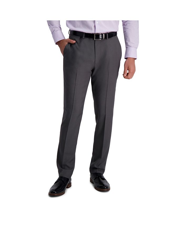 Louis Raphael Stretch Stria Slim Fit Flat Front Suit Separate Pant