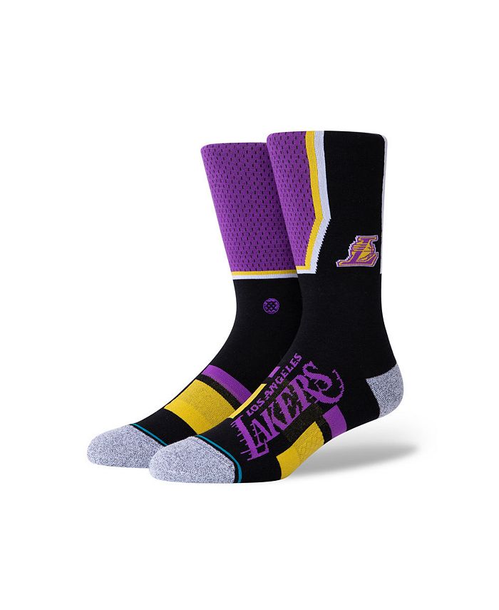 Stance Men's Los Angeles Lakers Shortcut 2 Crew Socks
