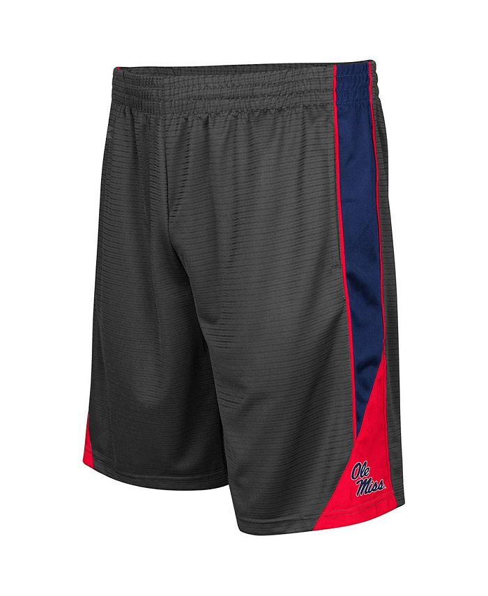 Colosseum Men's Charcoal Ole Miss Rebels Turnover Shorts