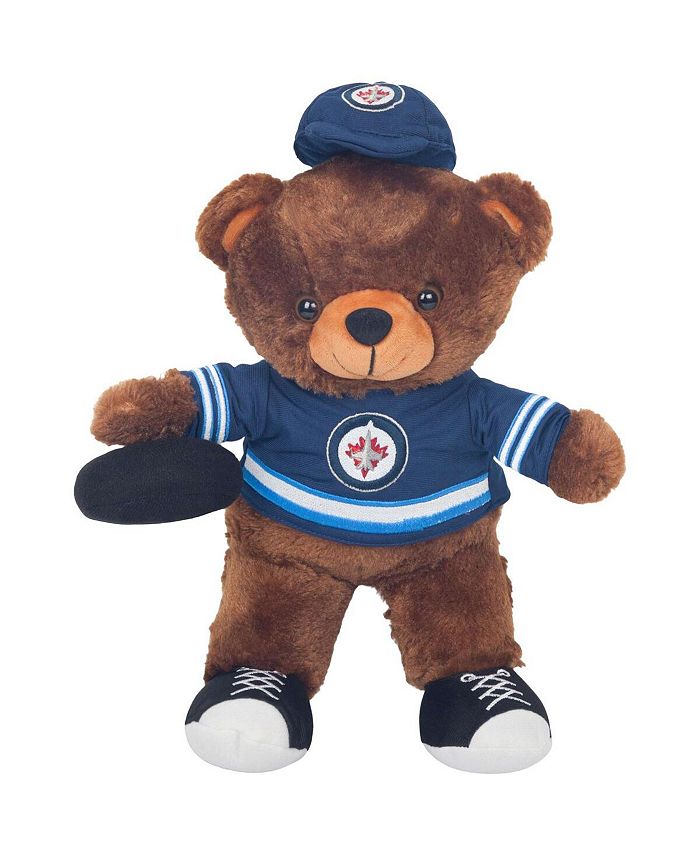 FOCO Winnipeg Jets Locker Room Buddy Dress Me Plush Bear Kit